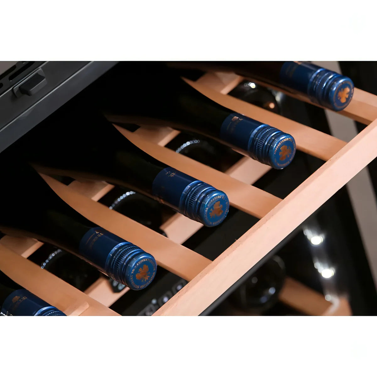 Vinoteca 49 botellas mQuvée WineKeeper 49D doble zona Stainless