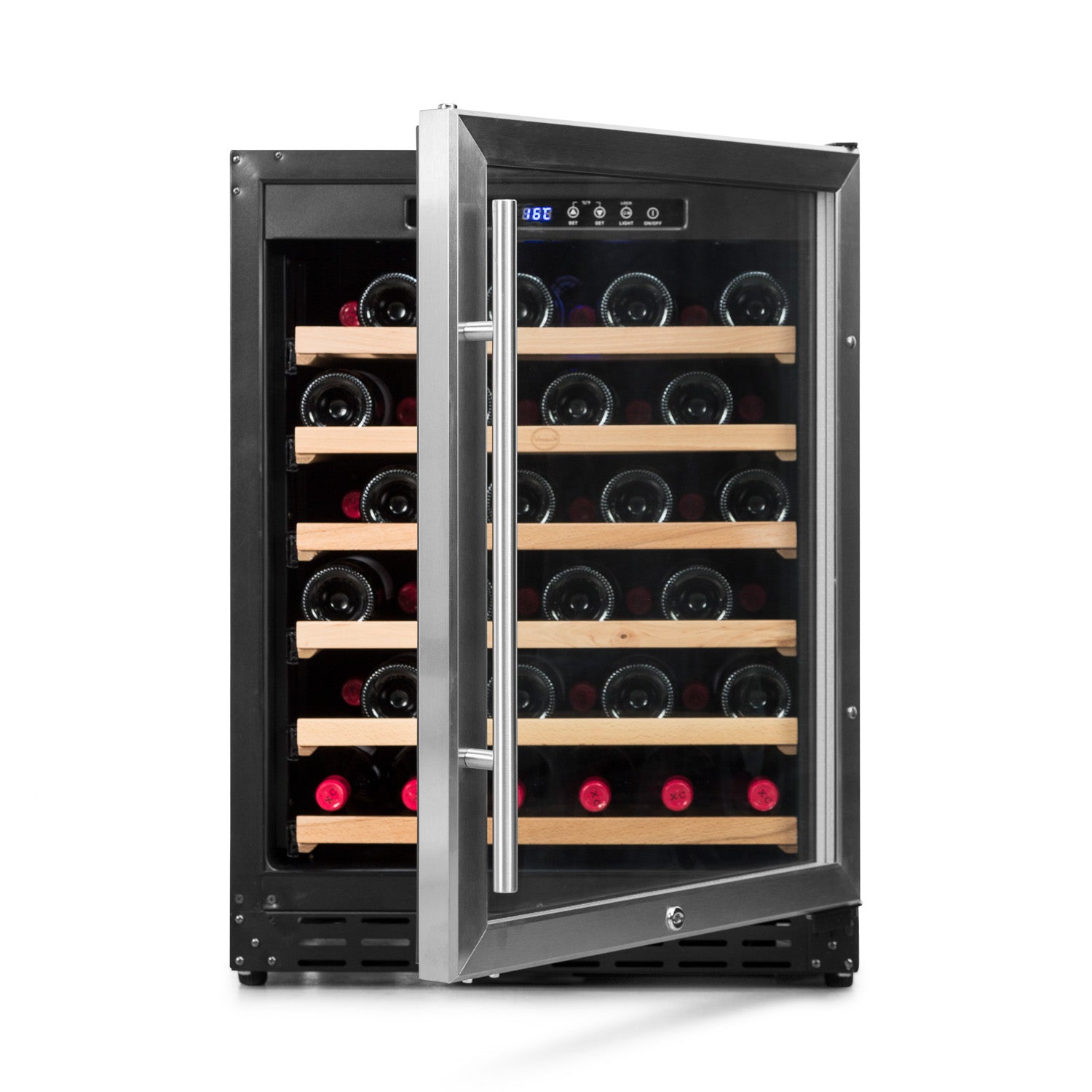 Vinoteca Vinobox 50 botellas 50GC 1T frontal abierta