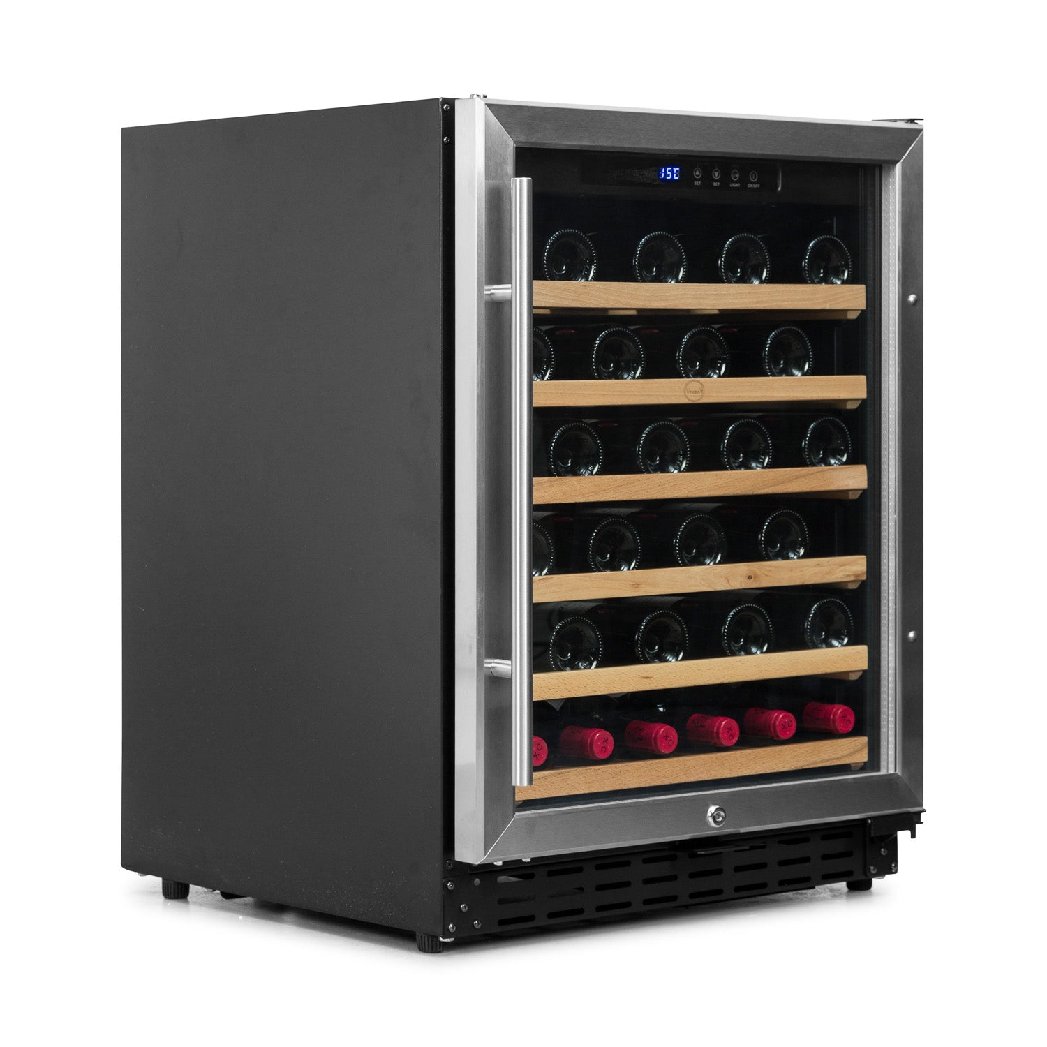 Vinoteca Vinobox 50 botellas 50GC 1T lateral cerrada