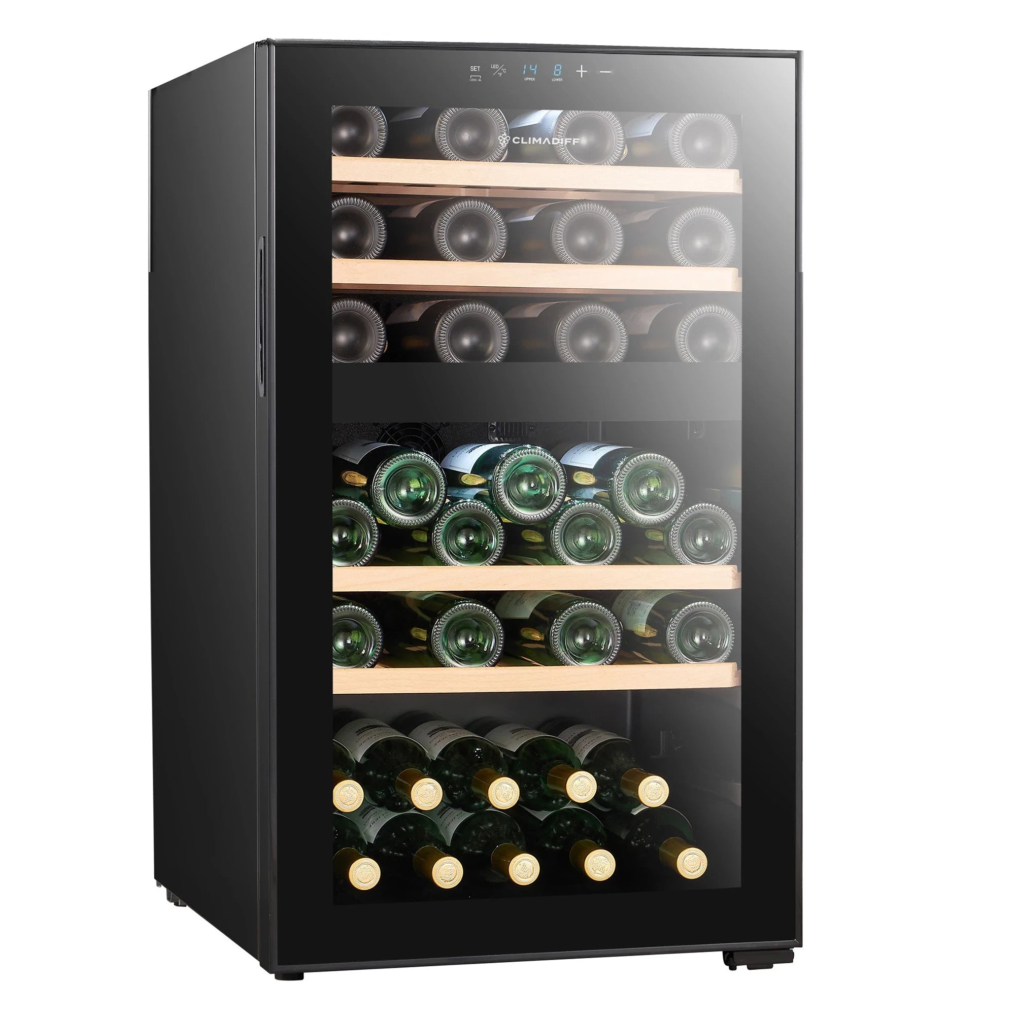 Wine Cooler 52 bottles Climadiff CEPAGE52DZF Dual-zone