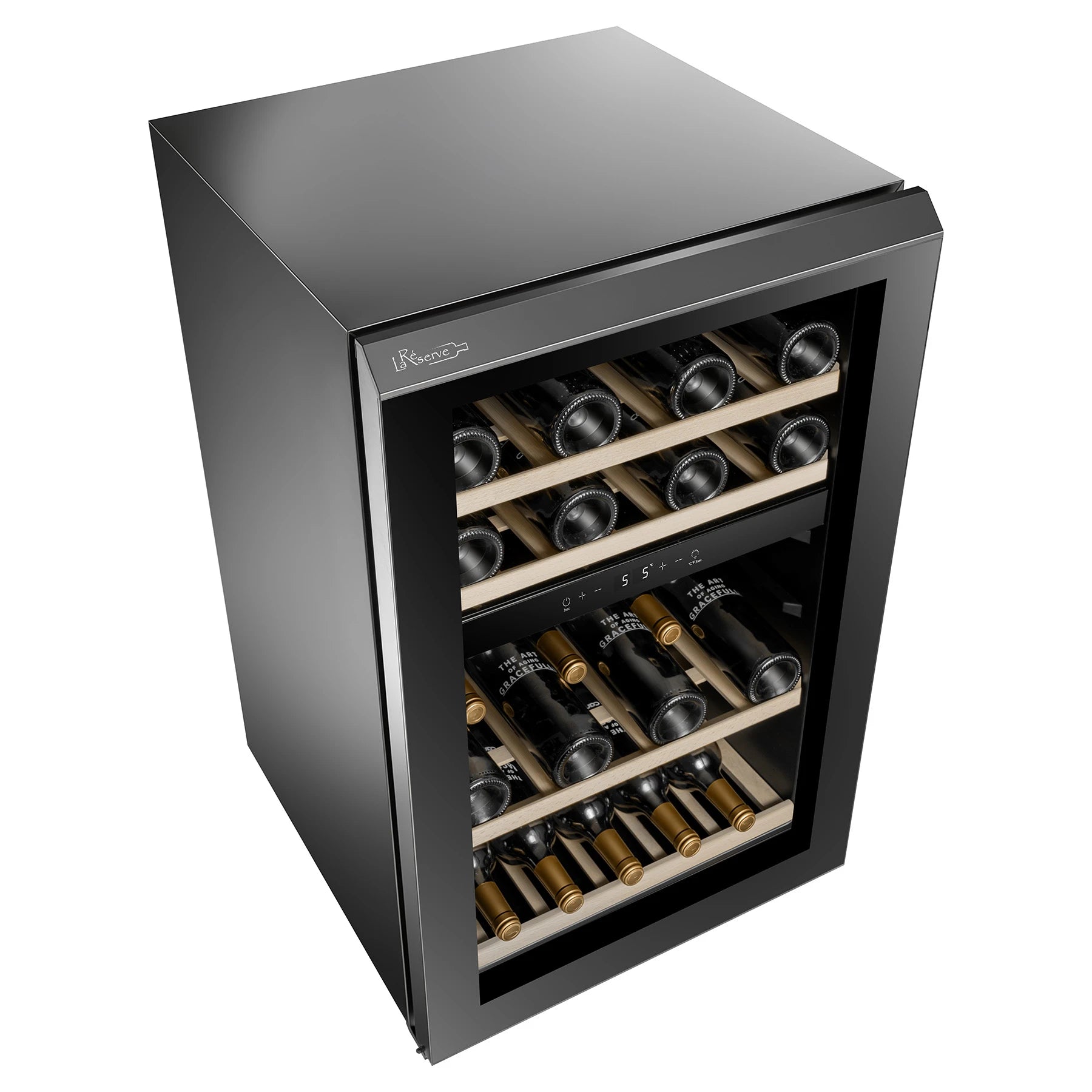 Vinoteca La Réserve RWC254FN1 de 54 botellas con doble zona de temperatura