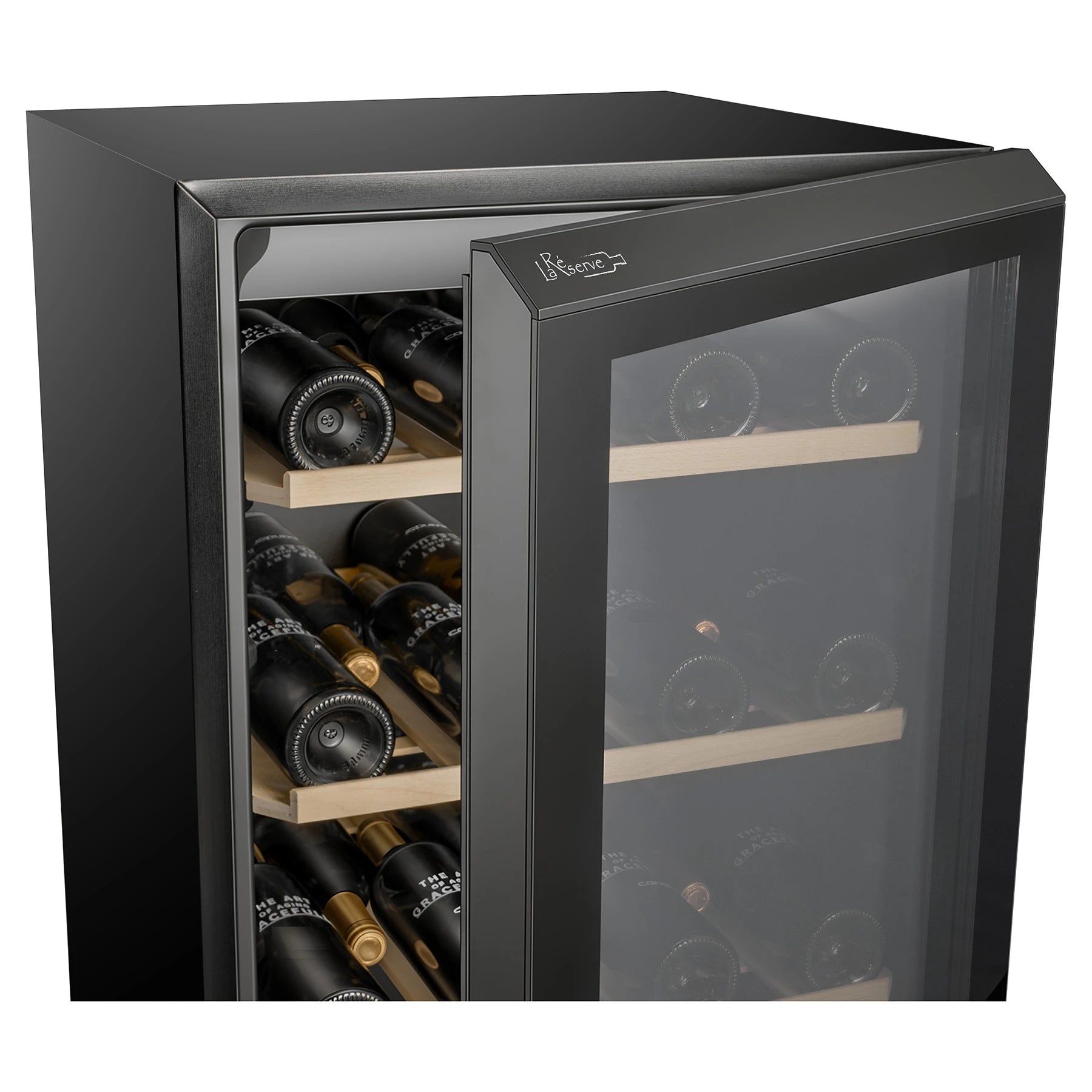 Vinoteca La Réserve RWC159FN1 con control táctil y pantalla LED para temperatura
