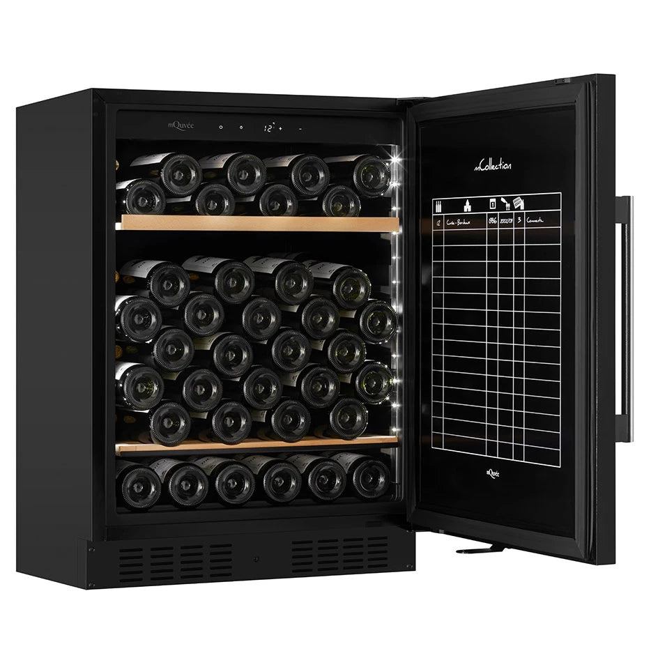 Wine Cooler 66 bottles mQuvée WineStore 82 Anthracite Black