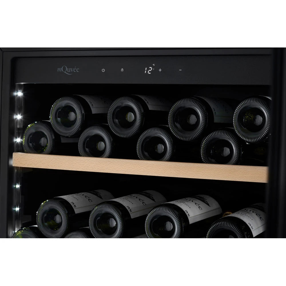 Wine Cooler 66 bottles mQuvée WineStore 82 Anthracite Black