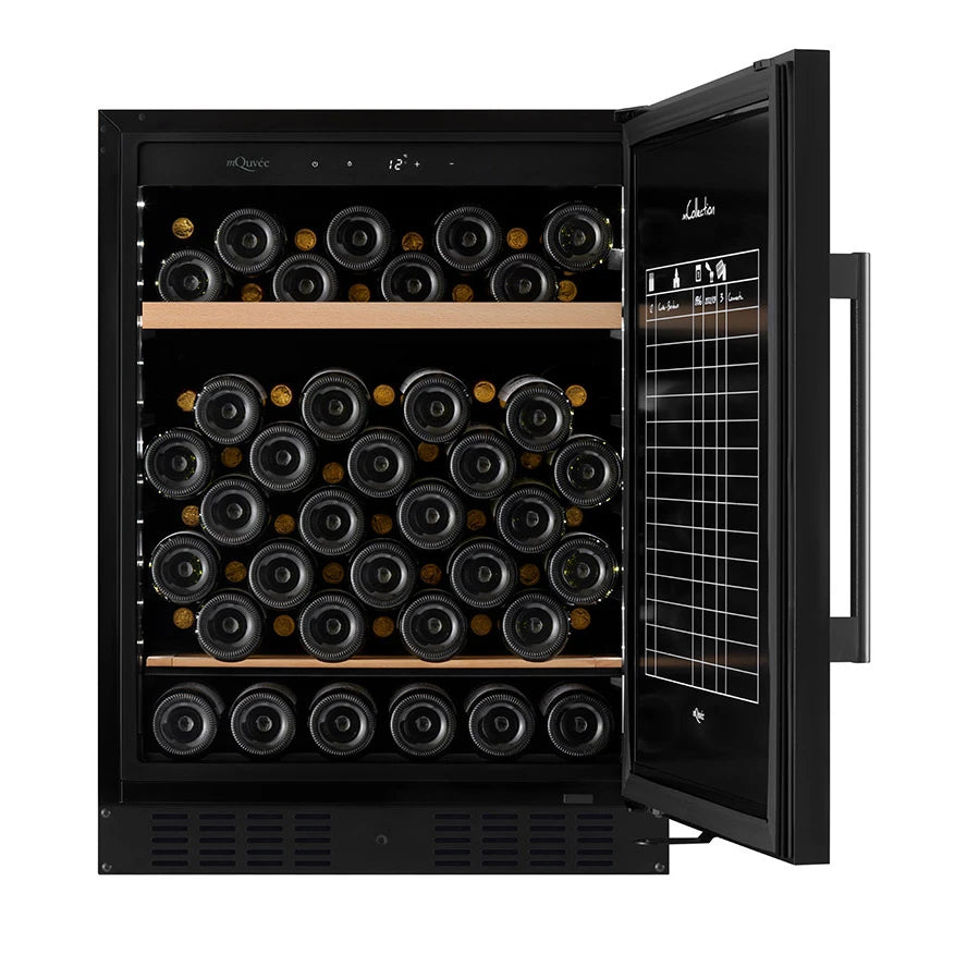 Wine Cooler 66 bottles mQuvée WineStore 82 Anthracite Black