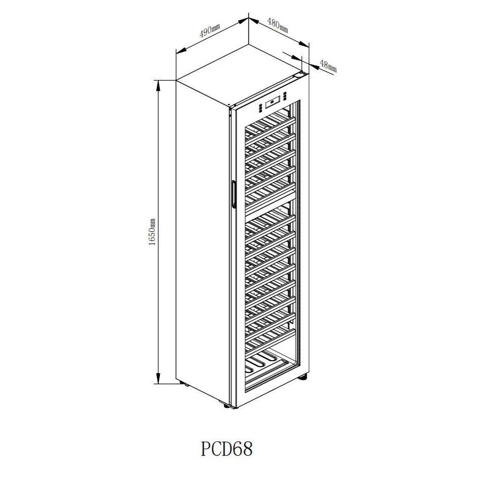 Vinoteca 67 botellas Cavin Polar Collection 68
