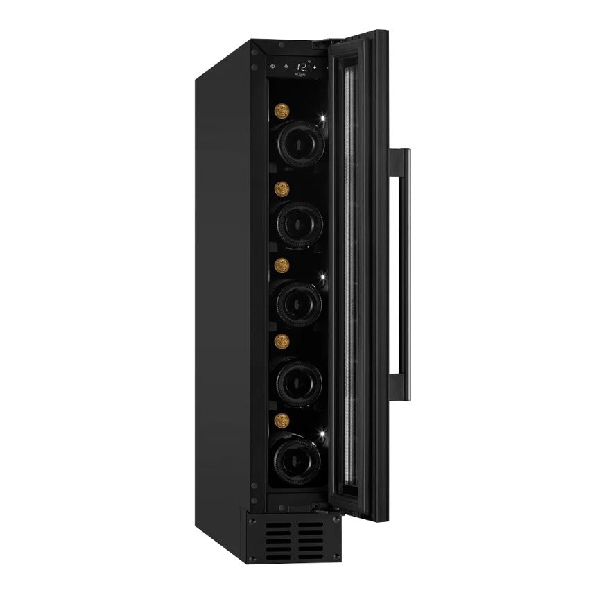 Wine Cooler 10 bottles mQuvée WineCave 700 15S Anthracite Black