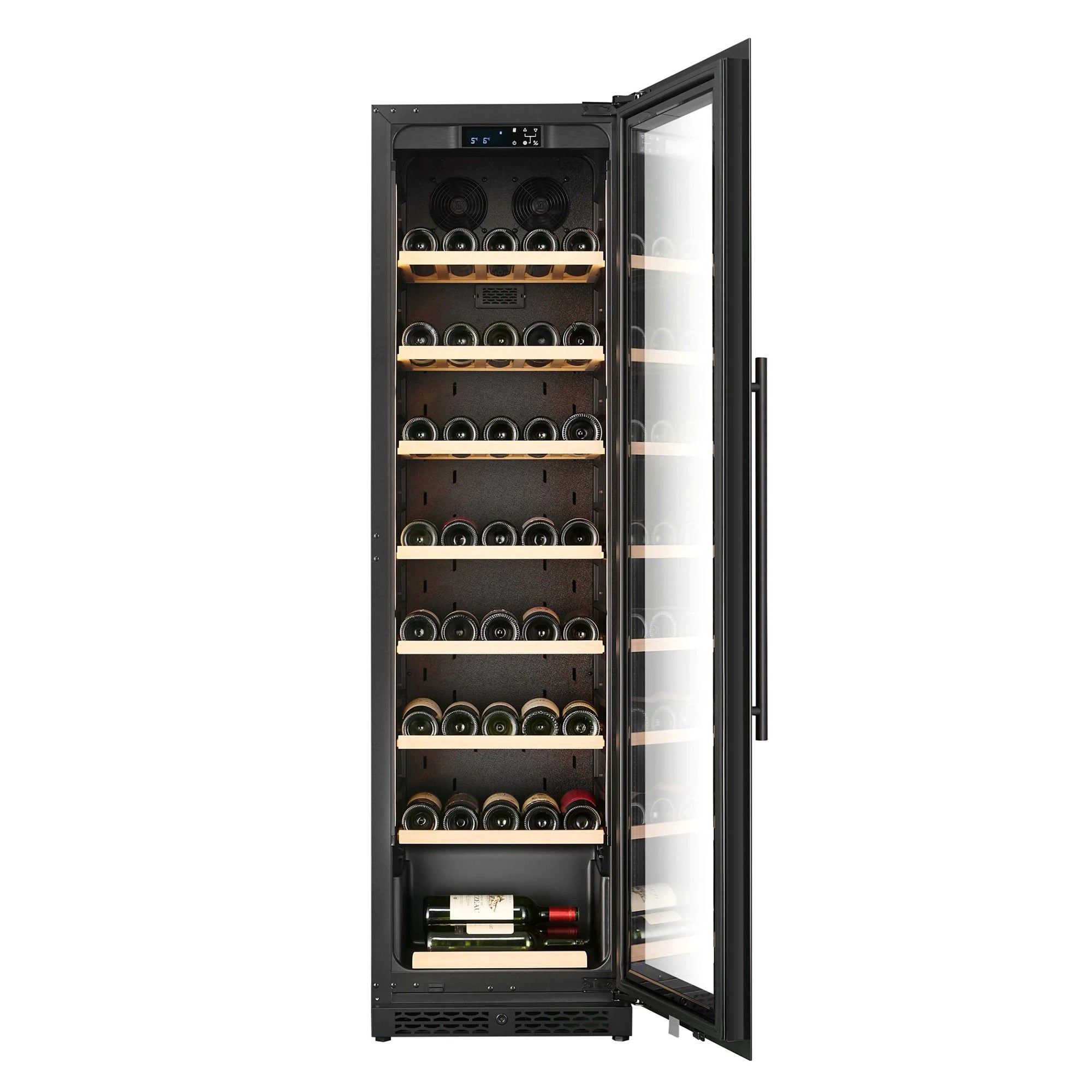 Vinoteca 74 botellas CELLA W82S Black