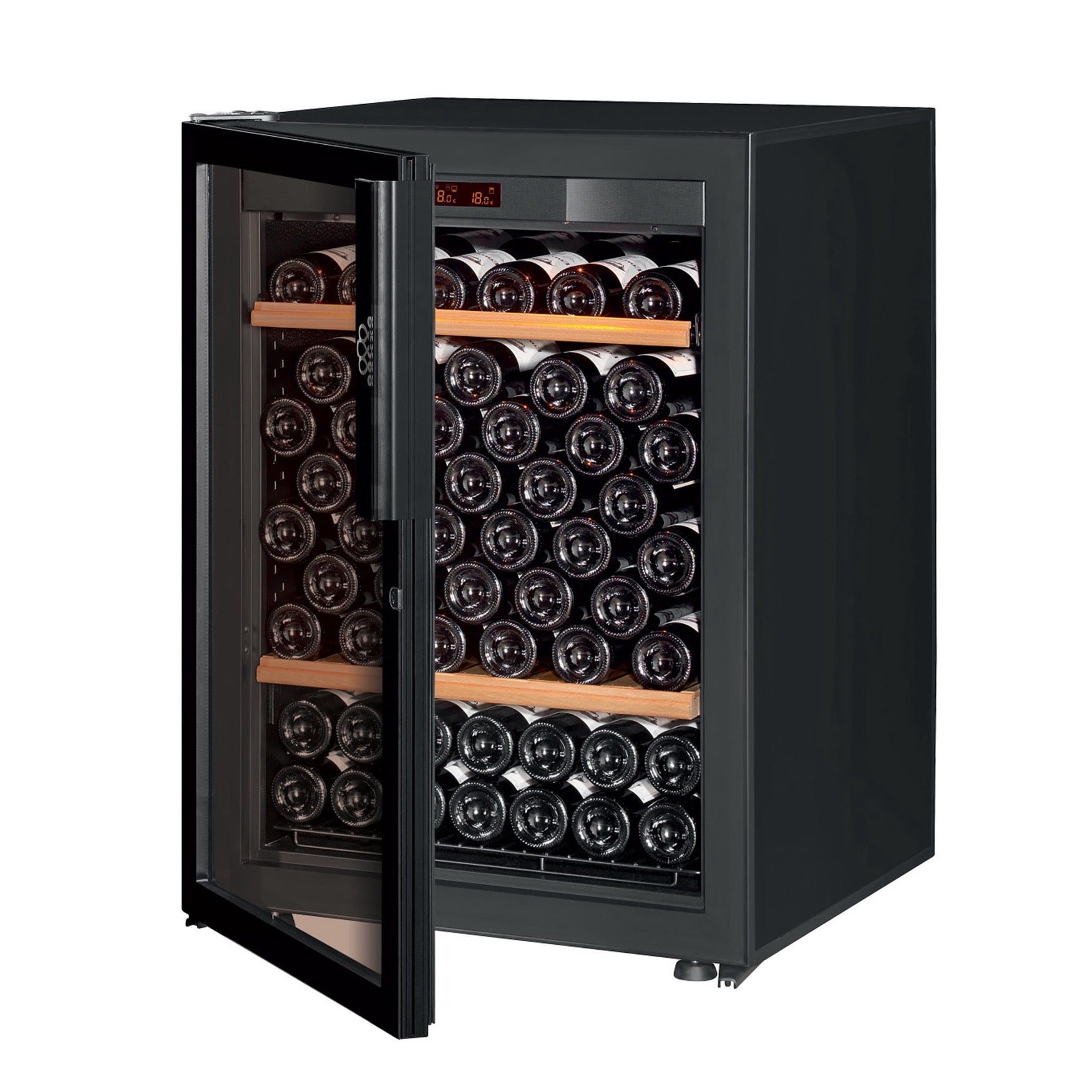 Vinoteca 74 botellas EuroCave Pure SFG5 Multitemperatura Full Glass 2 bandejas