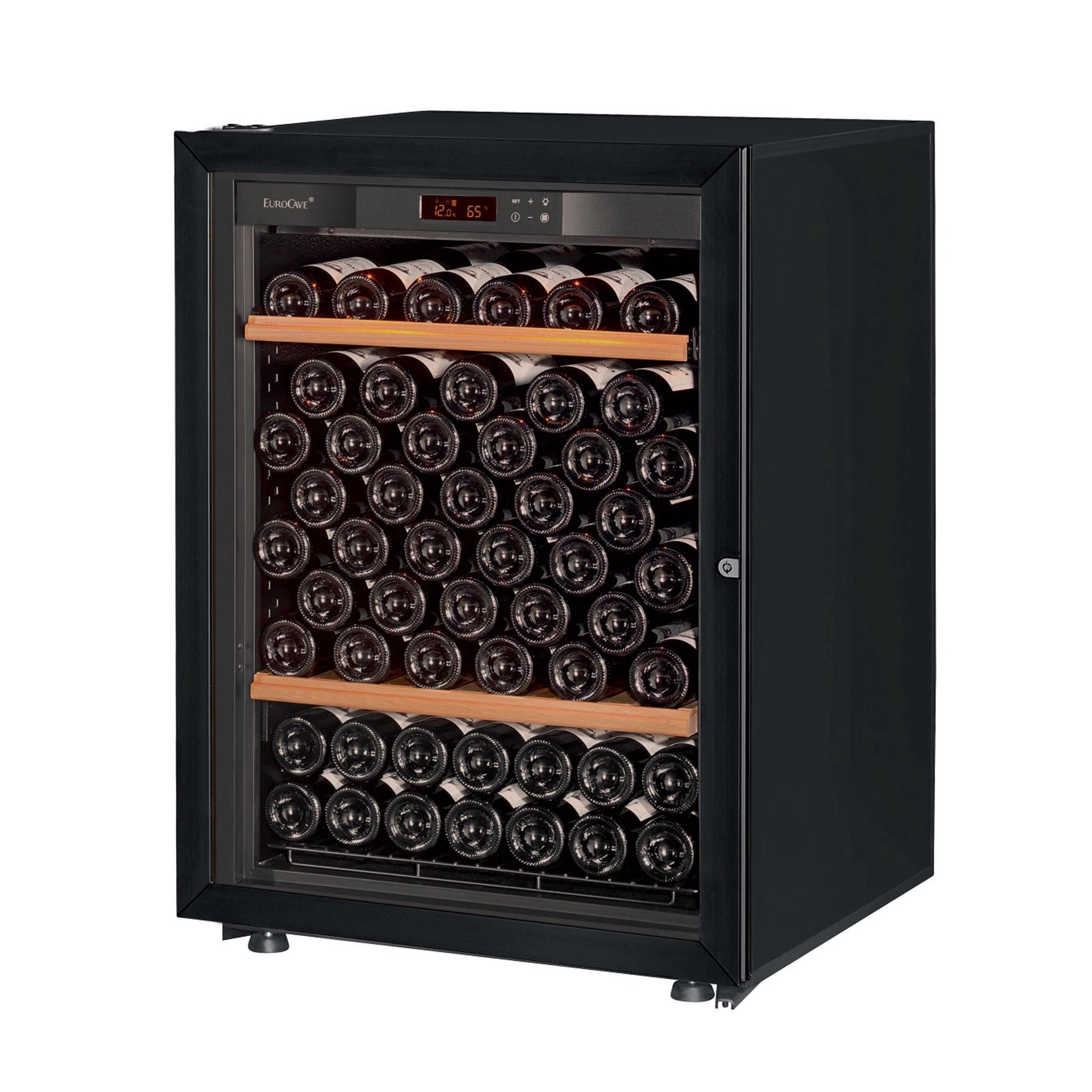 Vinoteca 74 botellas EuroCave Pure SV5 Glass lateral puerta cerrada