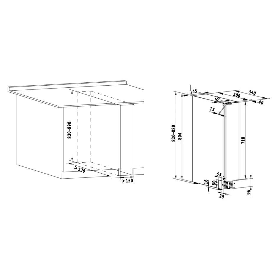 Imagen de la Vinoteca 8 botellas Avintage AVU8S82.