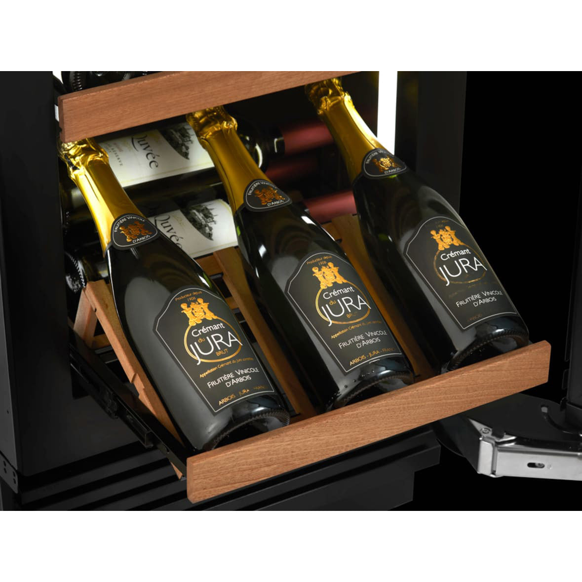 Wine Cooler 87 Bottles mQuvée EDGE 45D Panel Ready Dual-zone