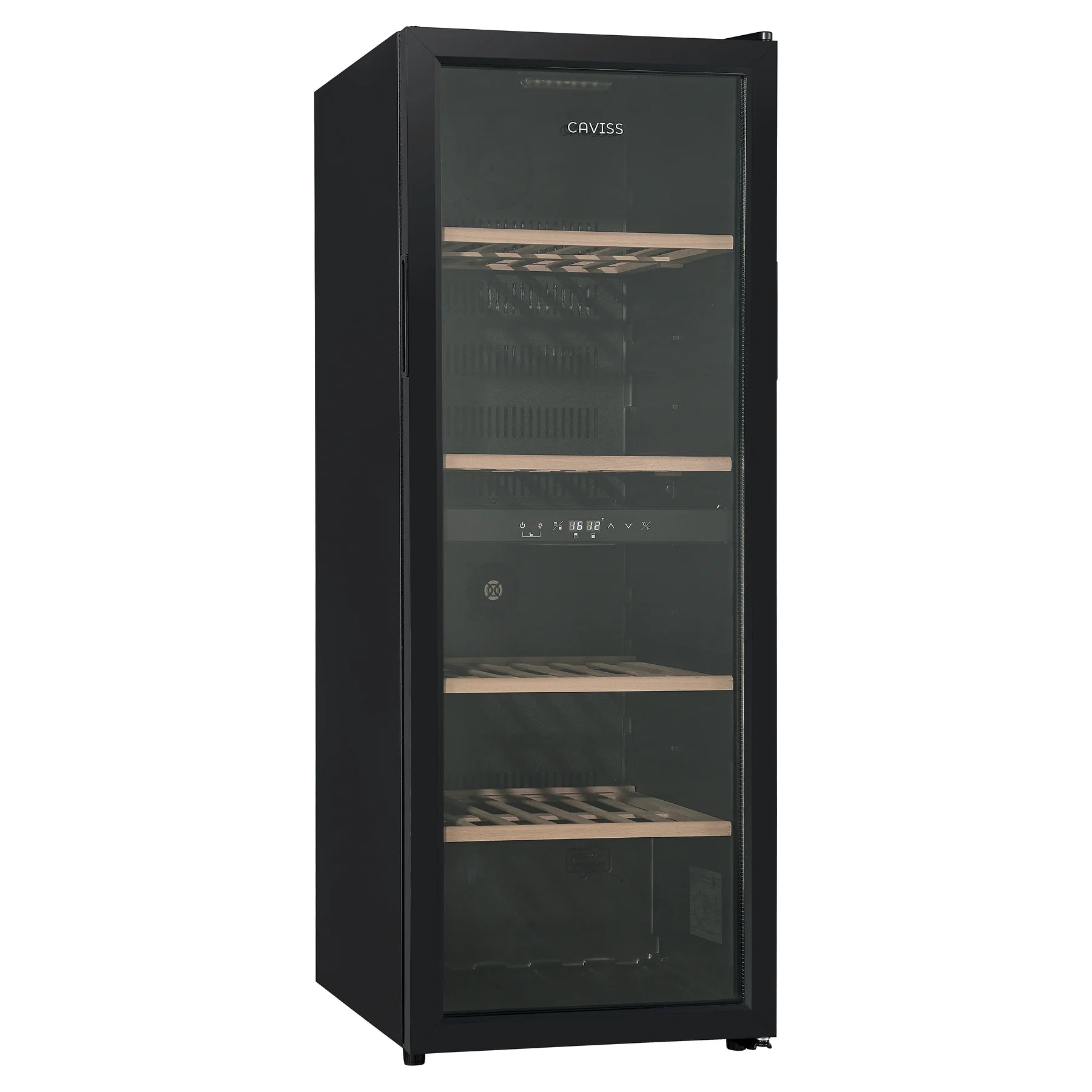 Vinoteca Caviss CT2PL91CB cerrada, vista frontal