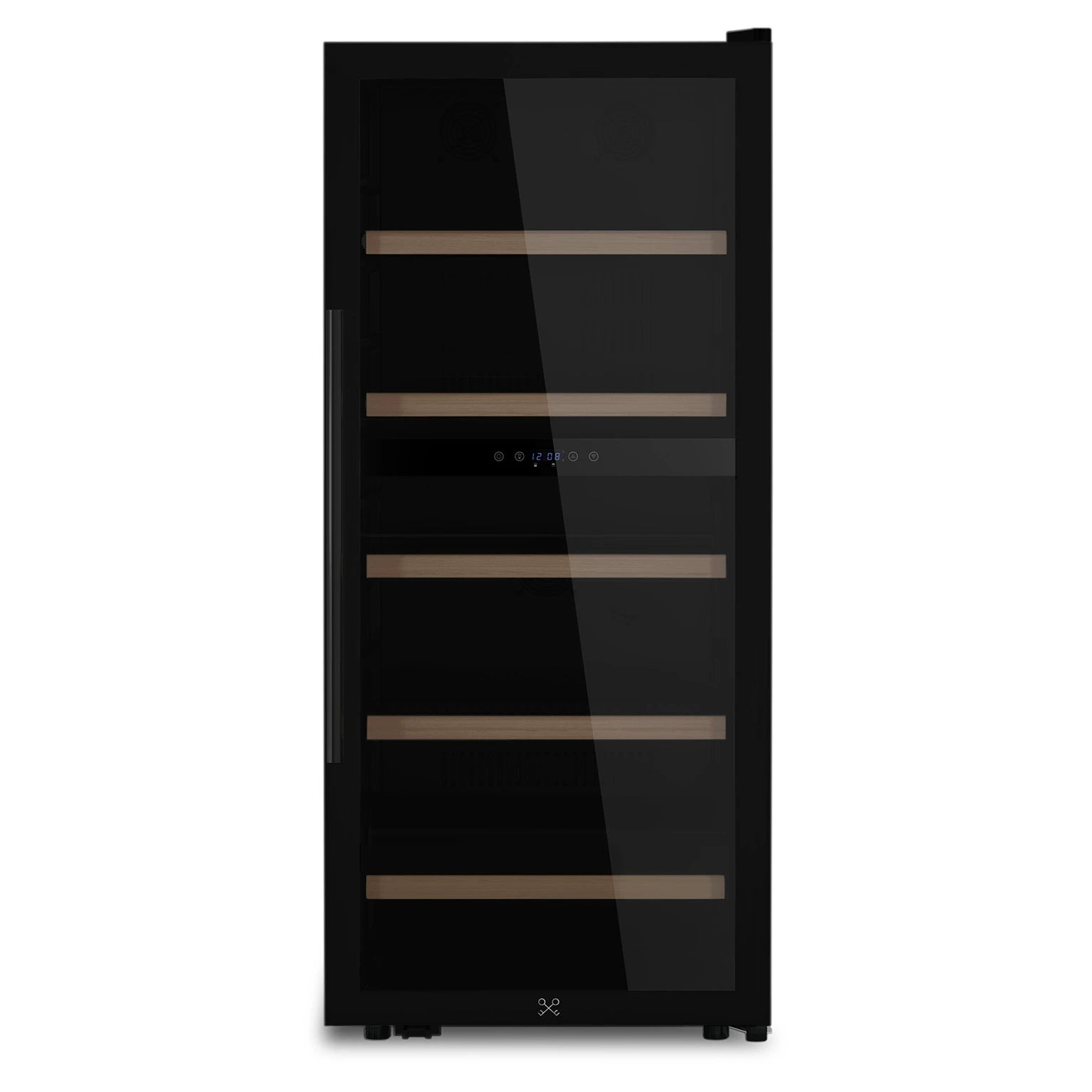 Vinoteca 91 botellas Les Petits Champs CAVCDB91 vista frontal con puerta cerrada y vacía