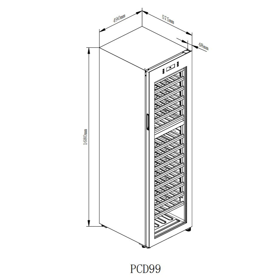 Vinoteca 96 botellas Cavin Polar Collection 99