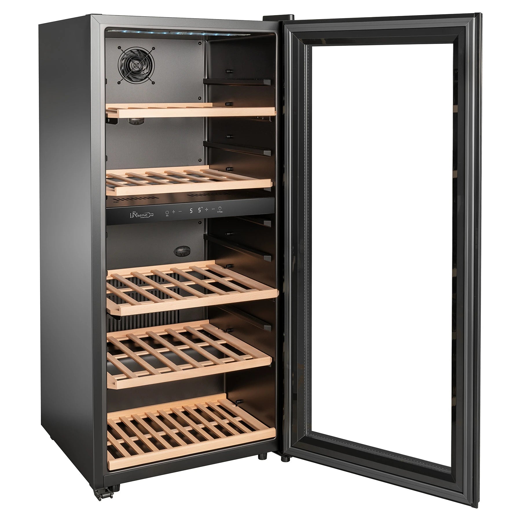 Vinoteca La Réserve RWC296FN1 de 96 botellas con iluminación LED blanca interior