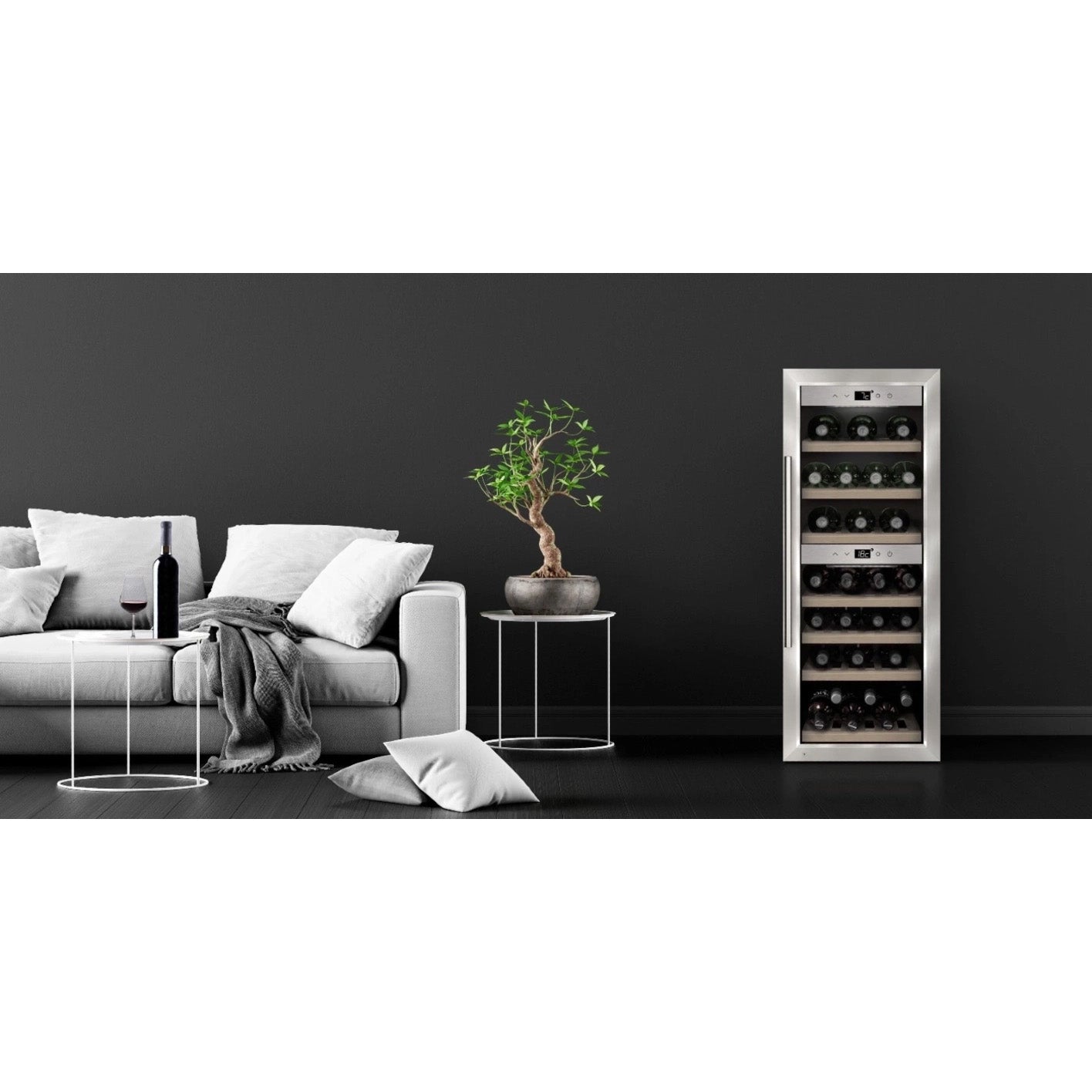 Vinoteca 38 botellas Caso WineComfort 380 Smart ambiente salón