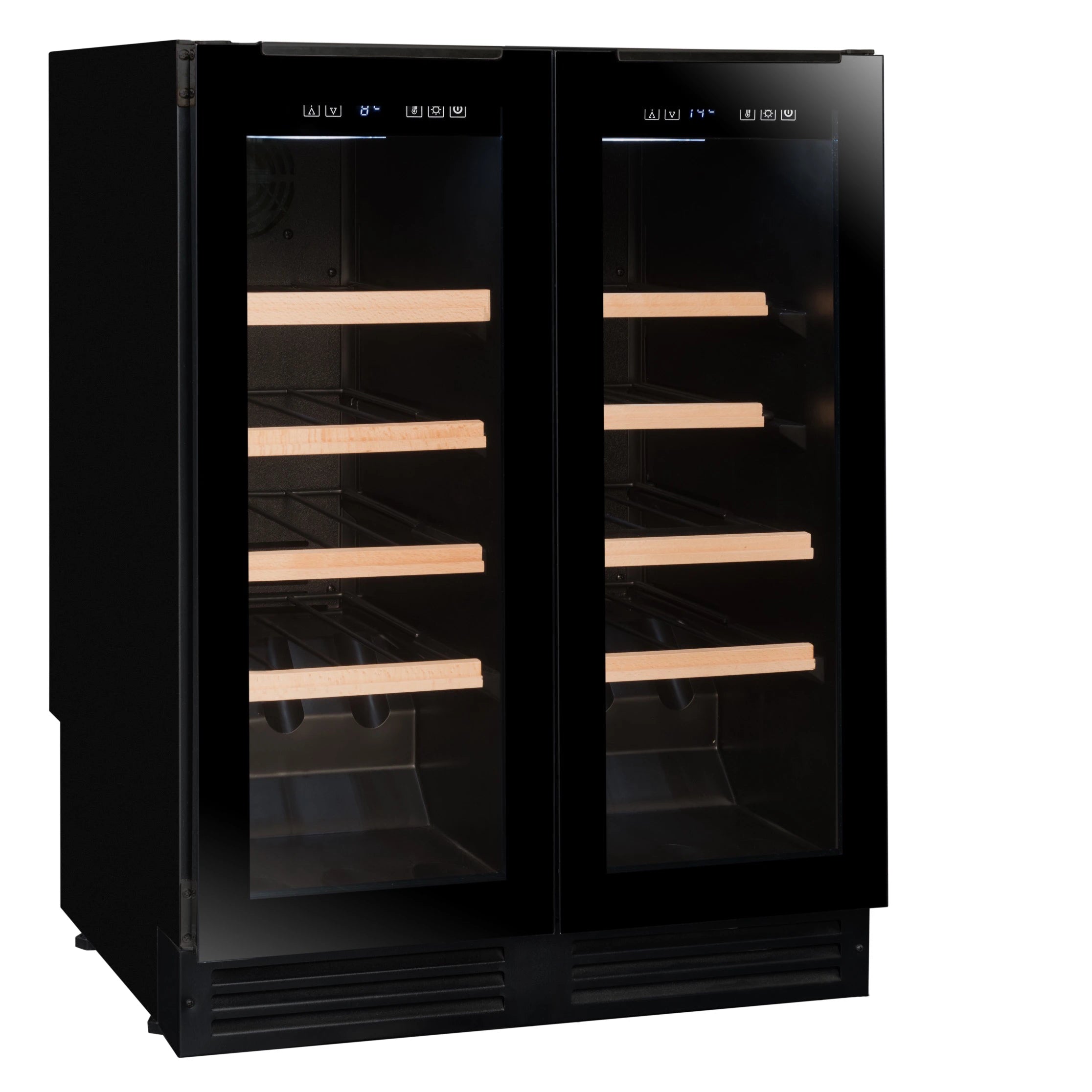 Under-counter Wine Cooler 49 bottles Avintage AVU49DPB1 Dual-zone
