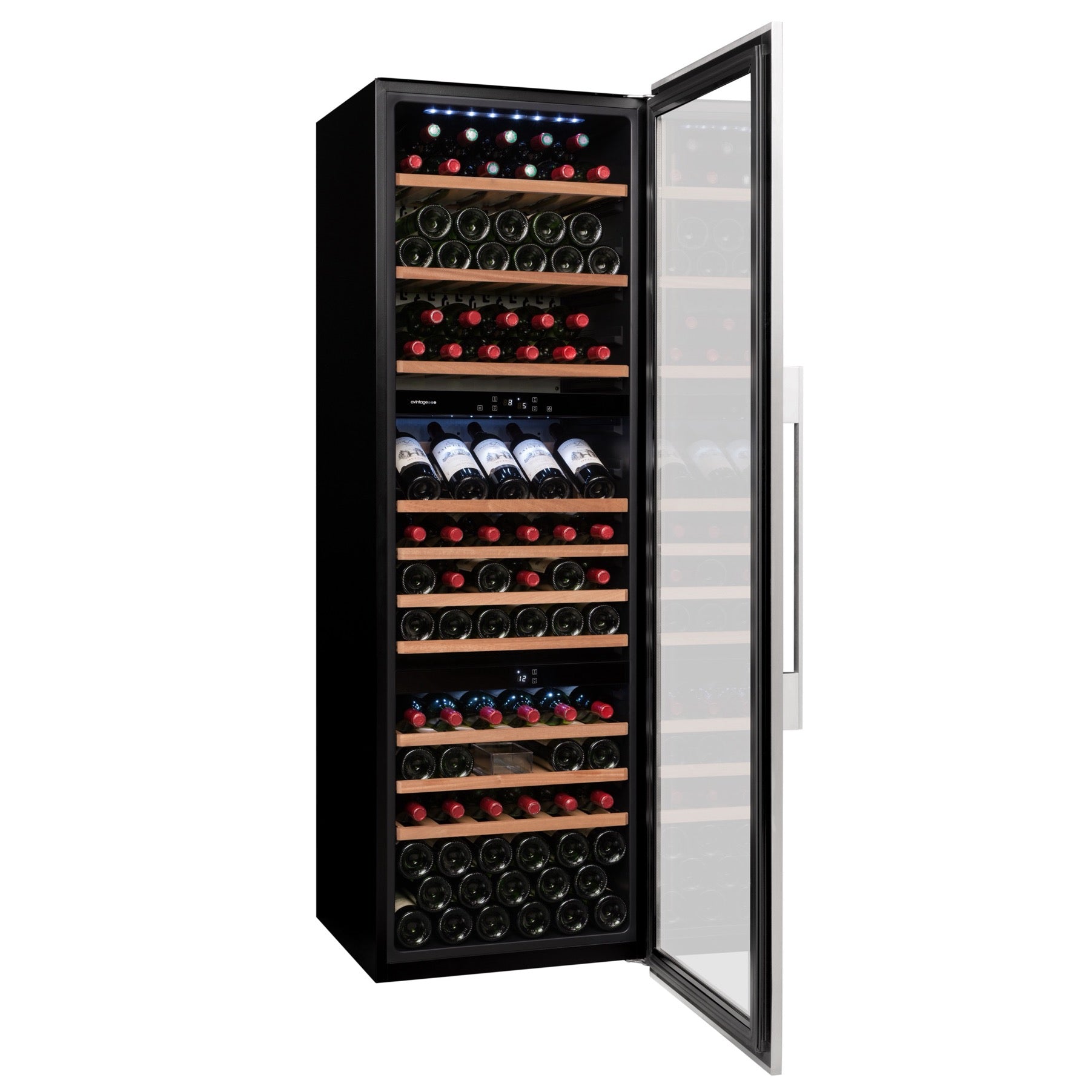 Imagen de la Vinoteca 97 botellas Avintage AVI97AX3ZI Triple zona.