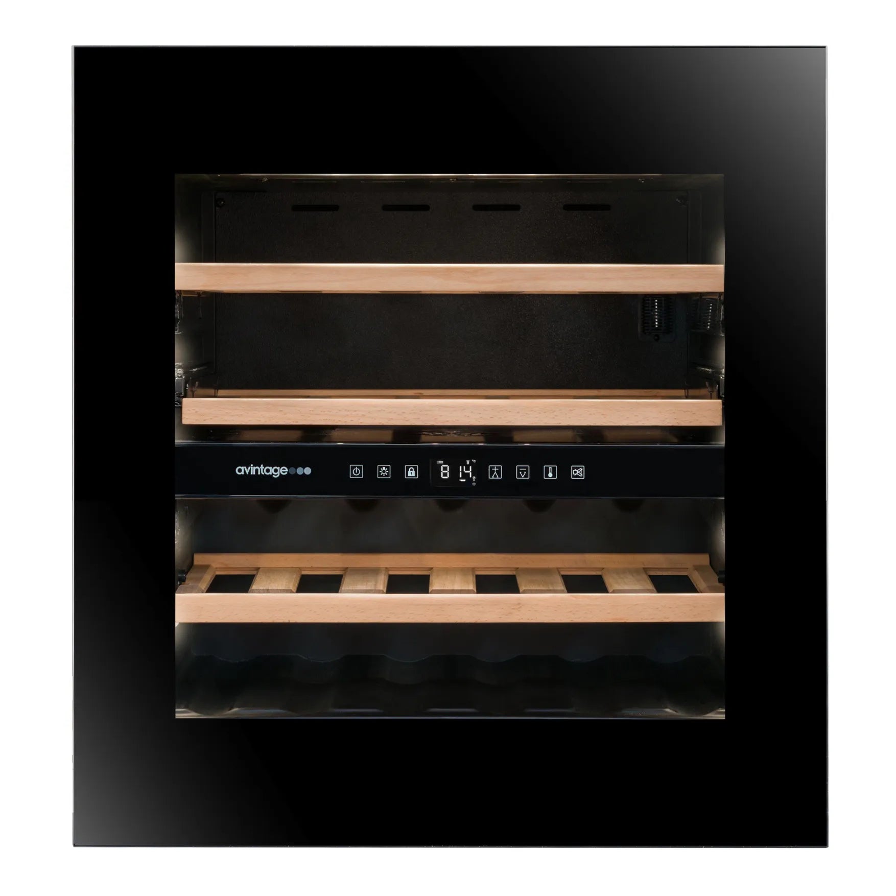 Built-in column Wine Cooler 24 bottles Avintage AVI60PLATINUM Dual-zone - OUTLET