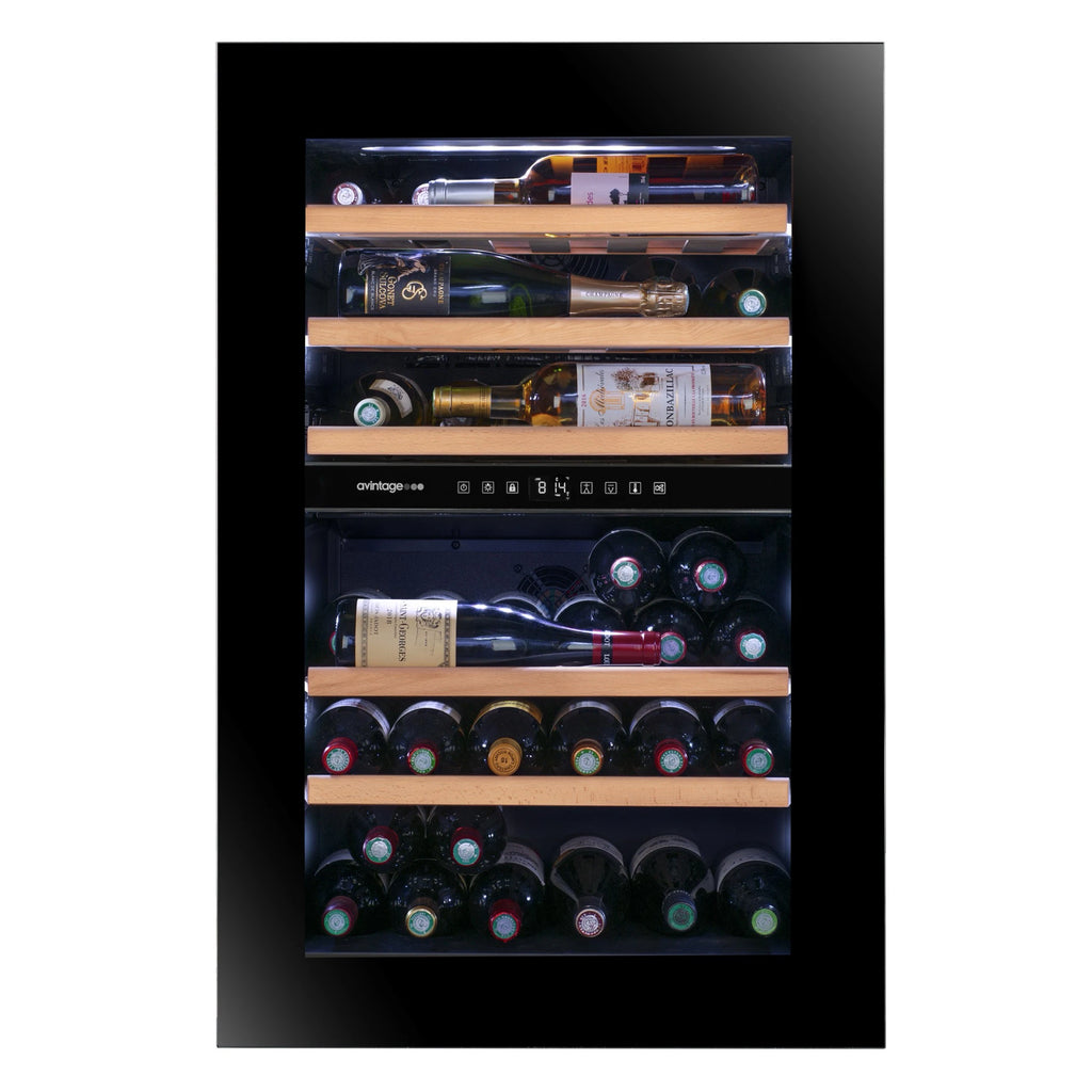 Vinoteca Avintage AVI88PLATINUM 44 botellas doble zona empotrable