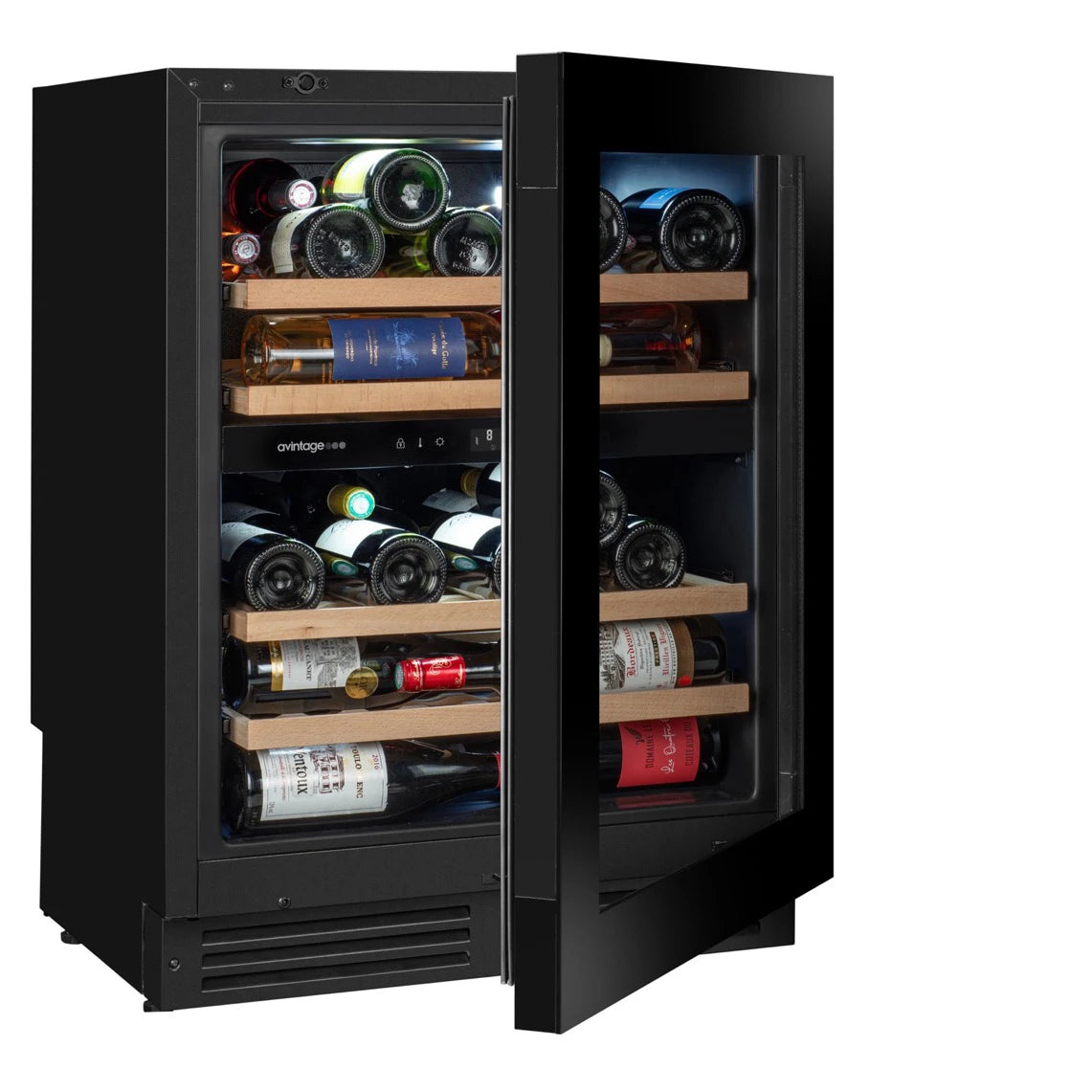 Imagen de la Vinoteca 47 botellas Avintage AVU50PLATINUM doble zona.