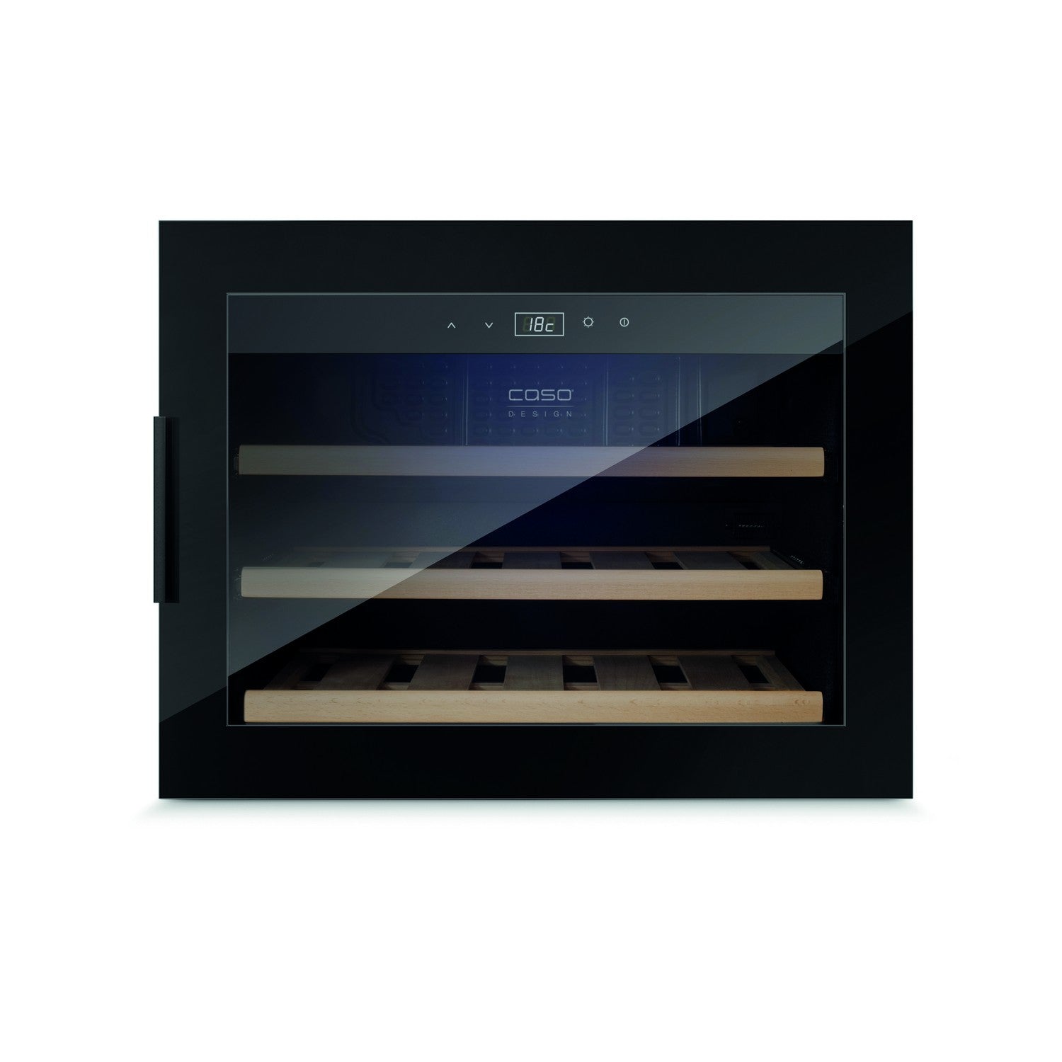 Vinoteca encastrable en columna 18 botellas Caso WineSafe 18 EB Black