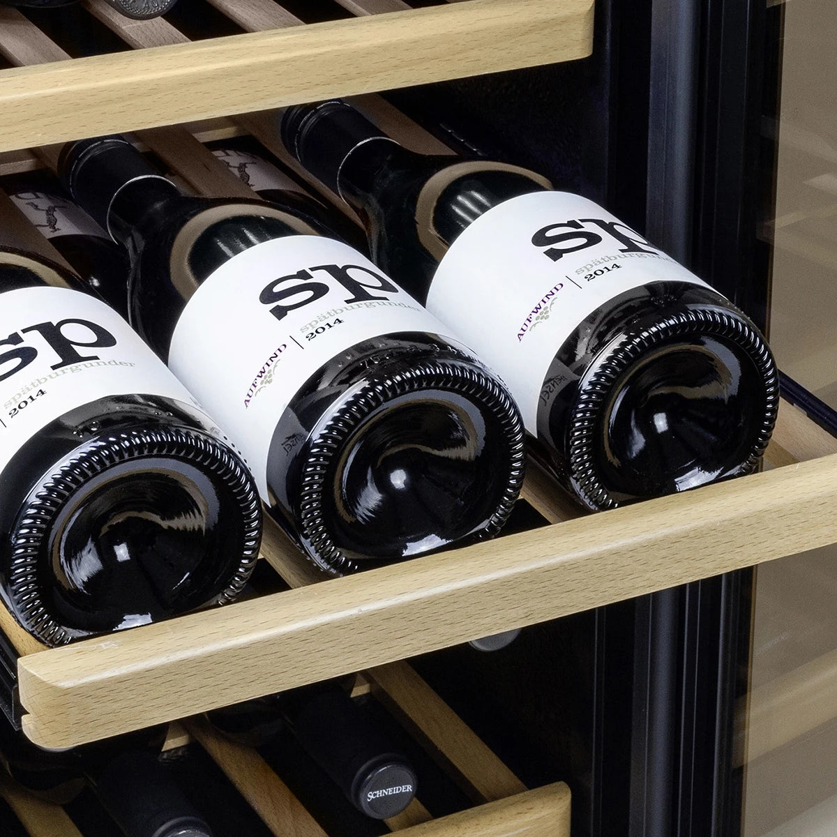Wine Cooler 24 bottles Caso WineComfort 24 Black Dual-zone
