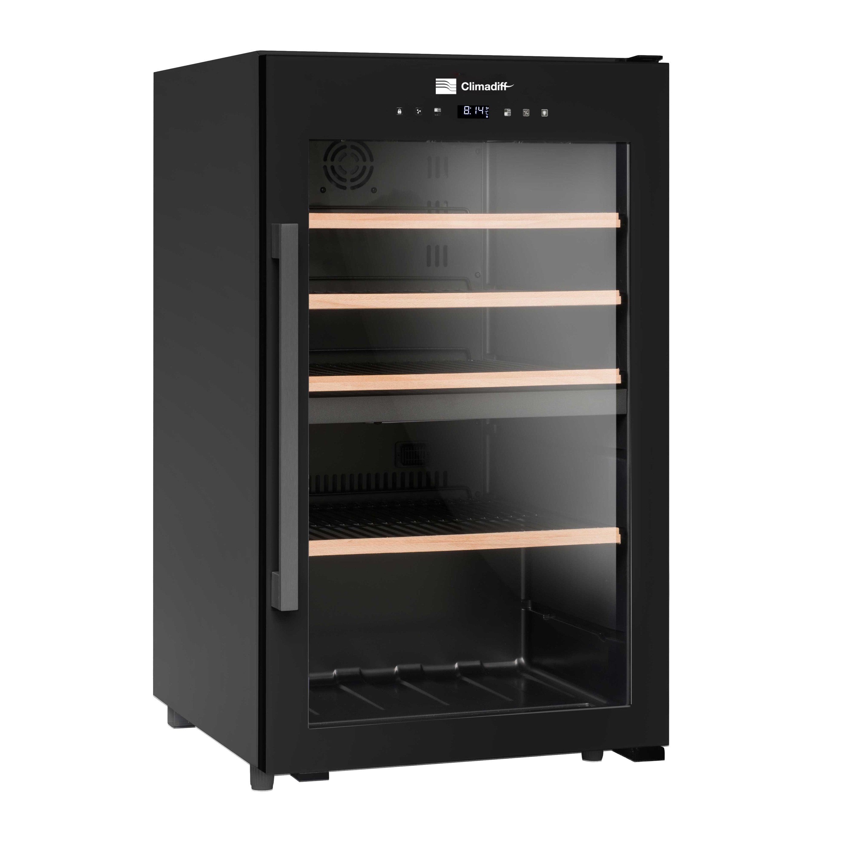 Vinoteca 56 botellas Climadiff CLD55B1 doble zona