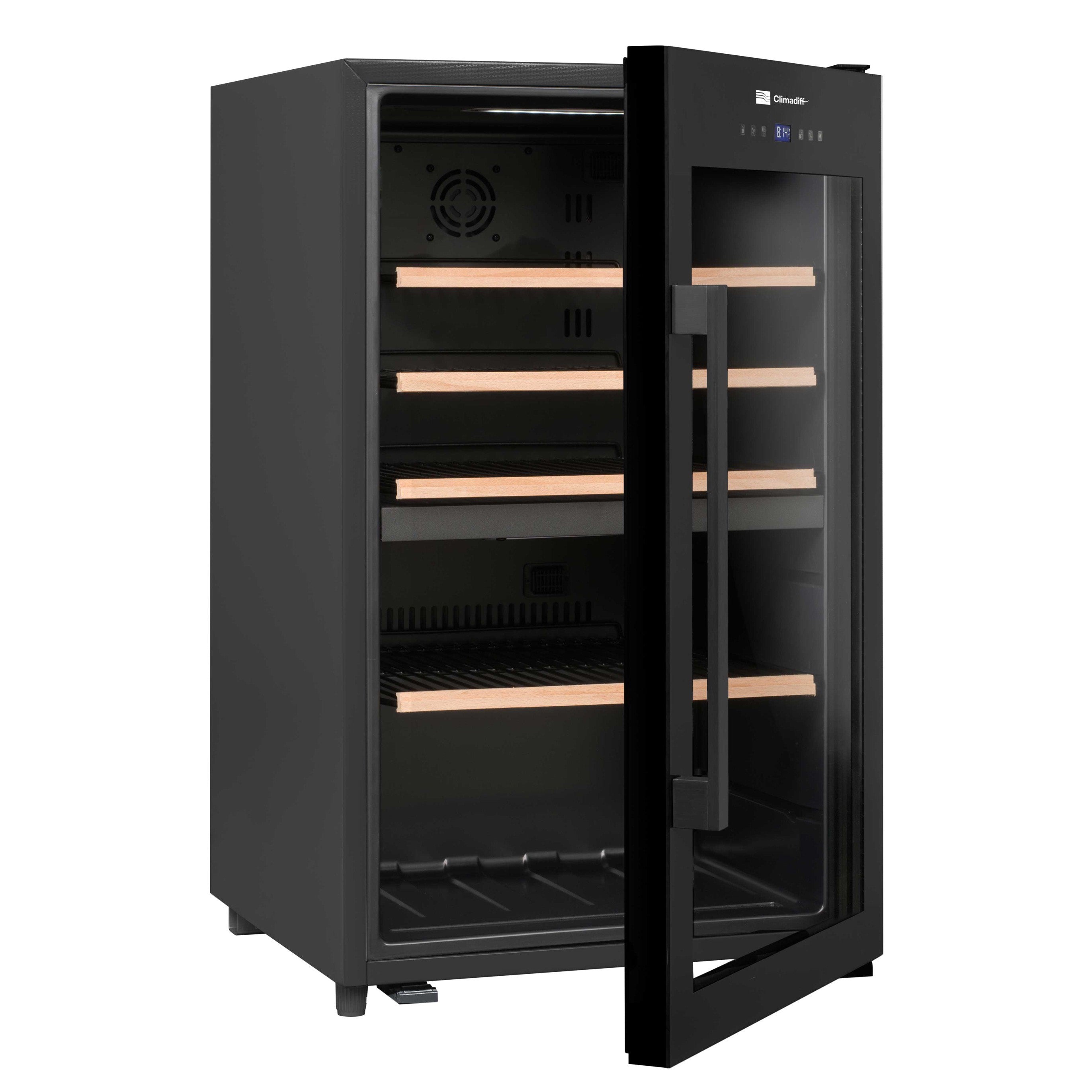 Vinoteca 56 botellas Climadiff CLD55B1 doble zona