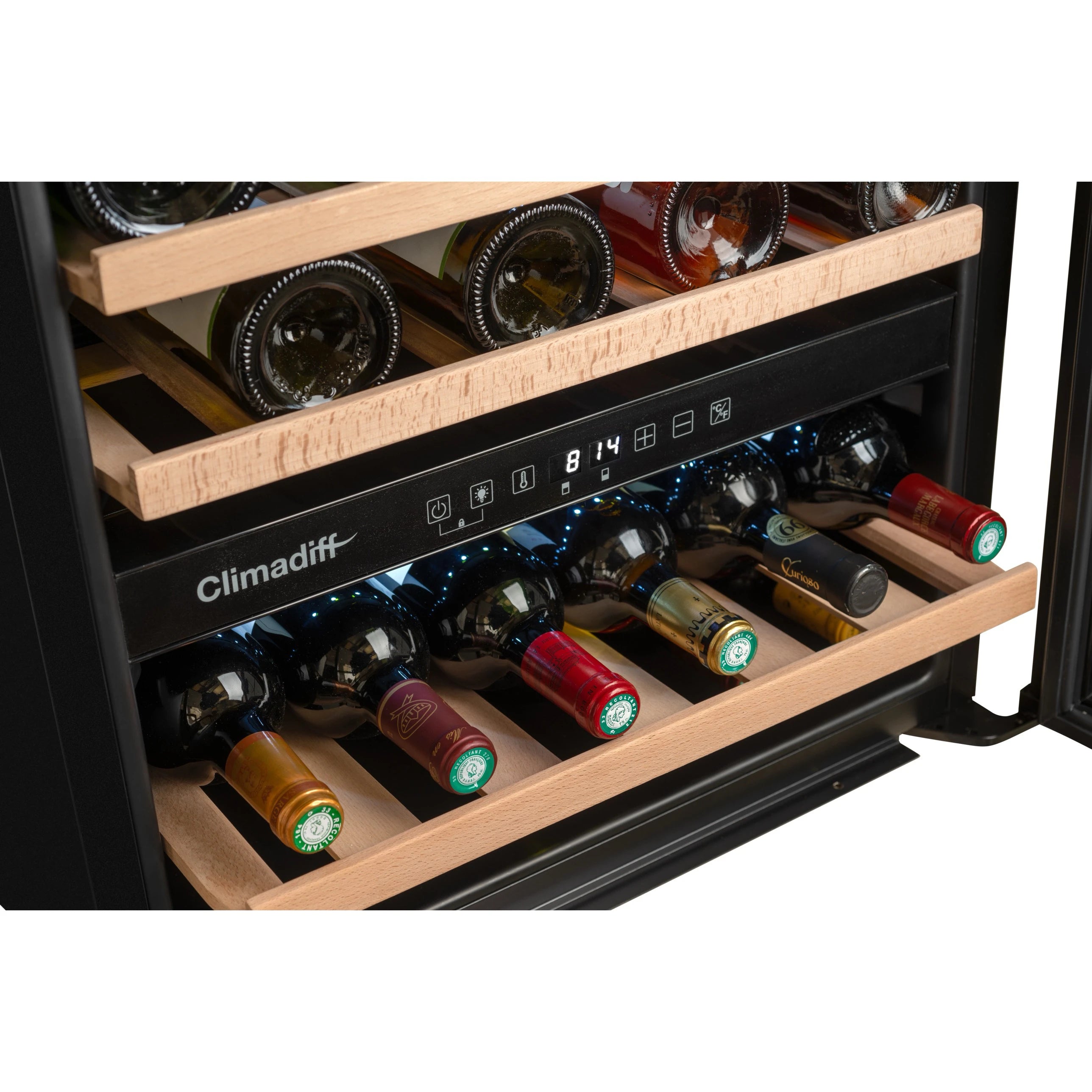 Vinoteca doble zona integrable 36 botellas Climadiff CBI40DB1 OUTLET