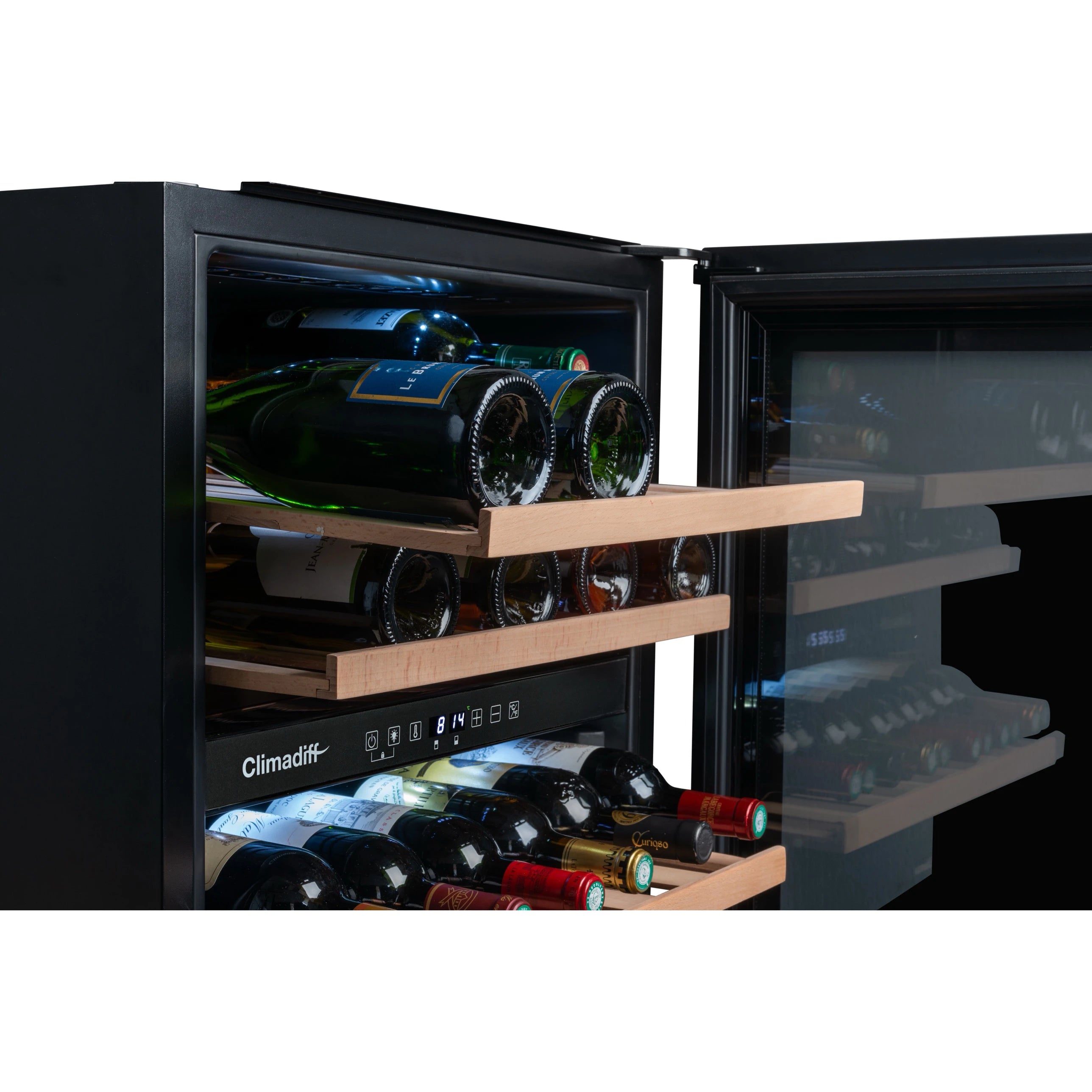 Vinoteca doble zona integrable 36 botellas Climadiff CBI40DB1 OUTLET