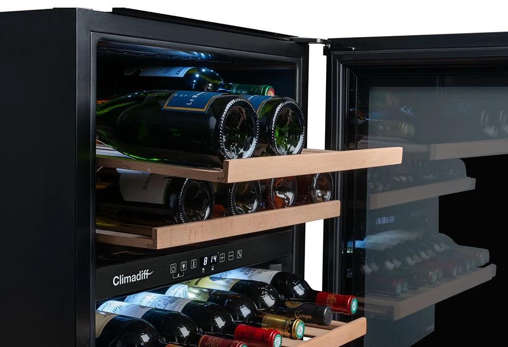 Vinoteca doble zona integrable 36 botellas Climadiff CBI40DB1 OUTLET