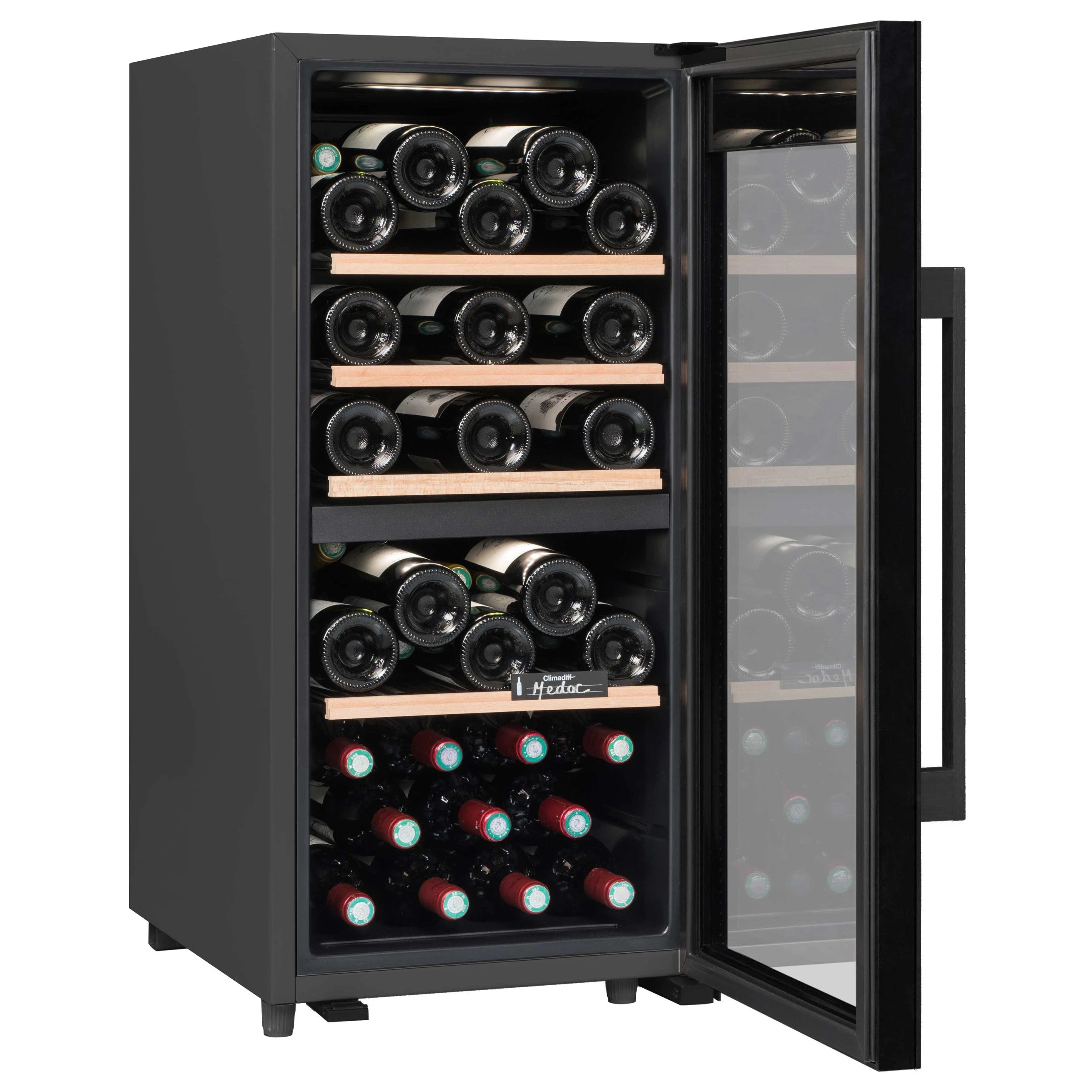 Vinoteca 41 botellas Climadiff CLD40B1 doble zona