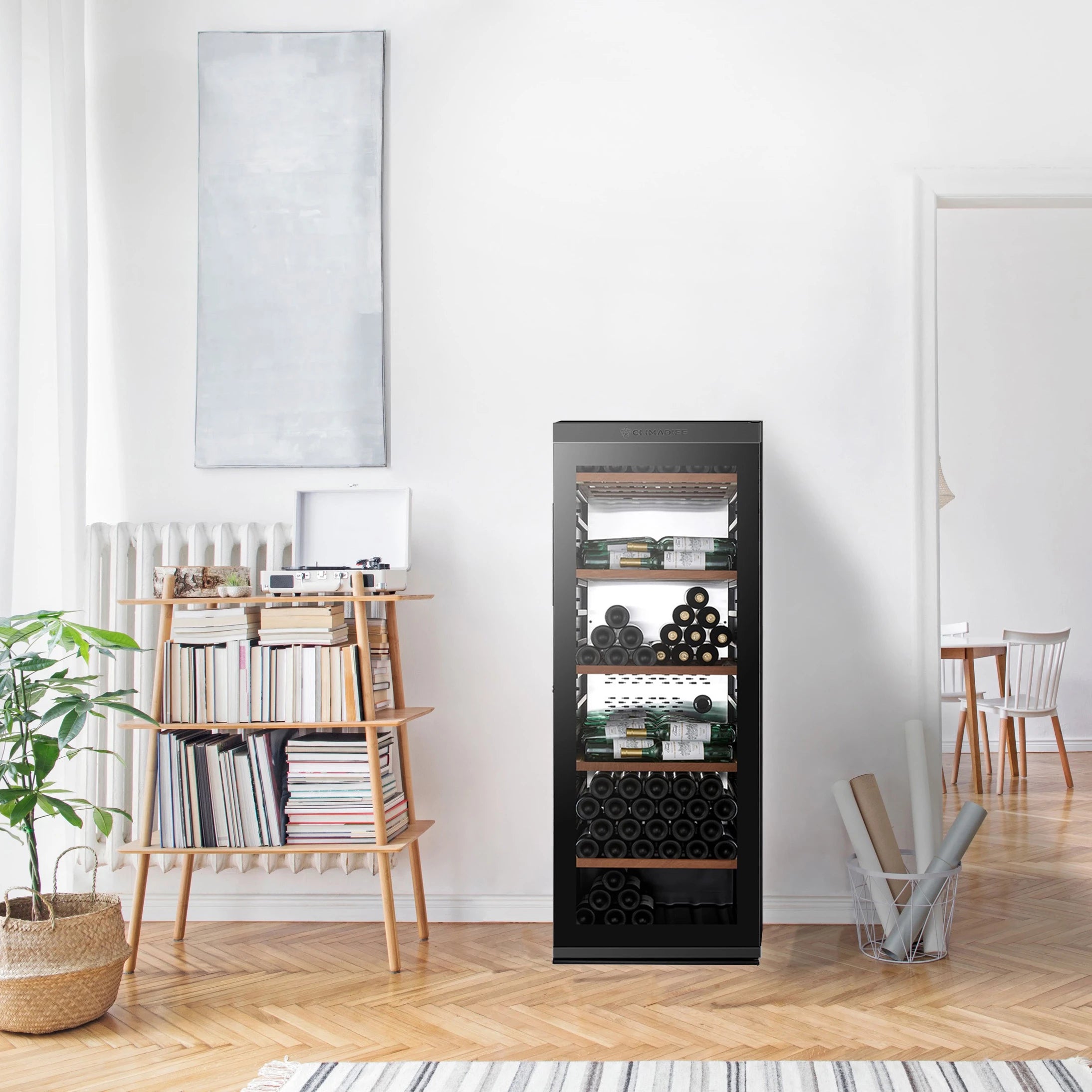 Aging Wine Cooler 204 bottles Climadiff MILLESIME200B Dual-zone