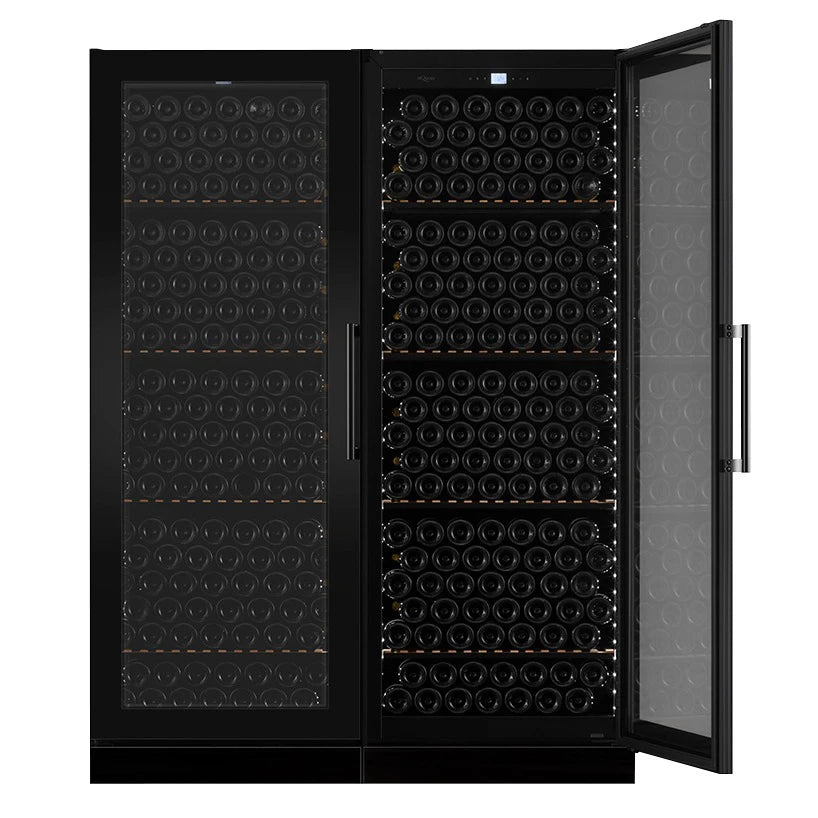 Double Wine Cooler 546 bottles mQuvée Velvet 220 Glass
