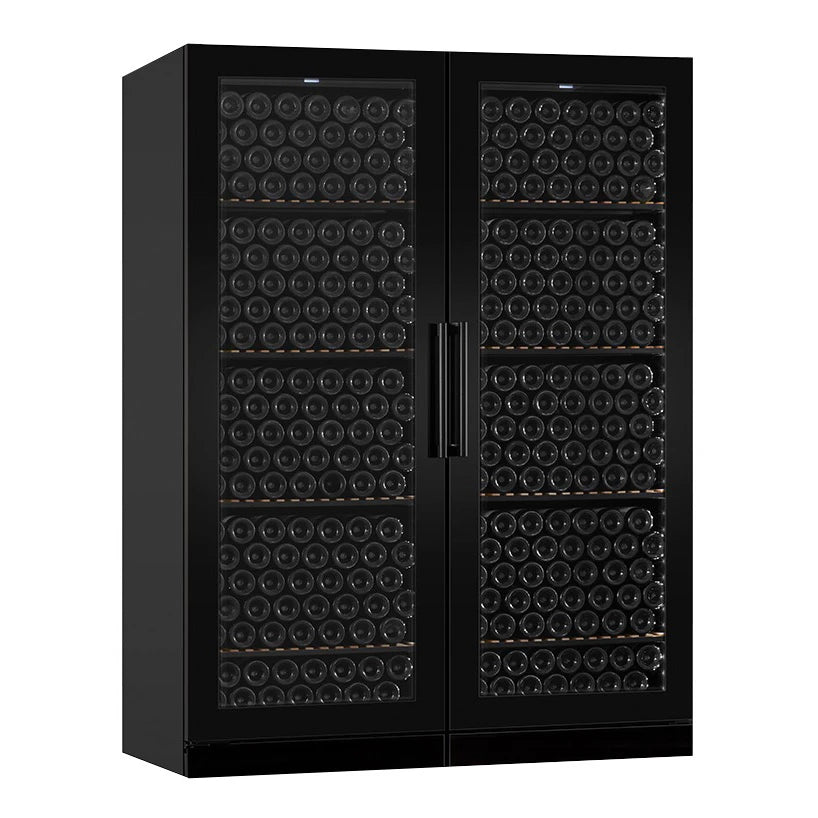Double Wine Cooler 546 bottles mQuvée Velvet 220 Glass