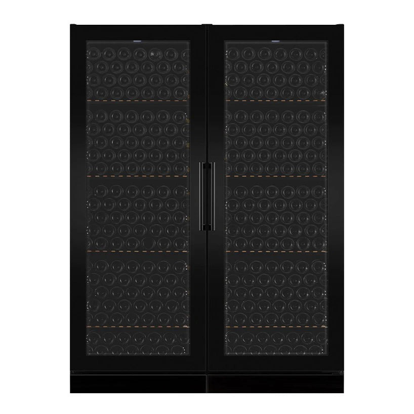 Double Wine Cooler 546 bottles mQuvée Velvet 220 Glass