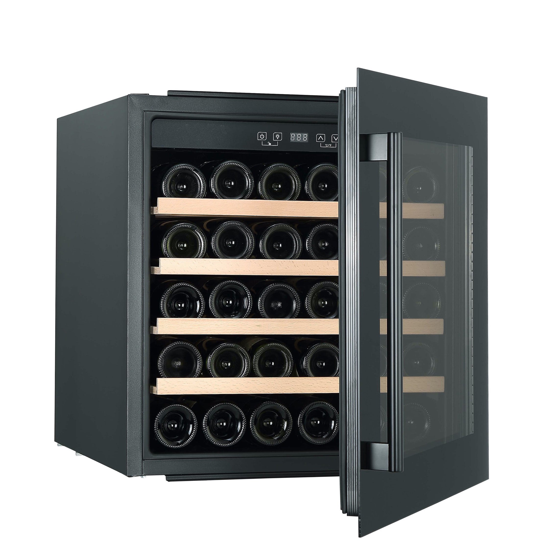 Vinoteca 32 botellas SLEN132TBE4 semiabierta