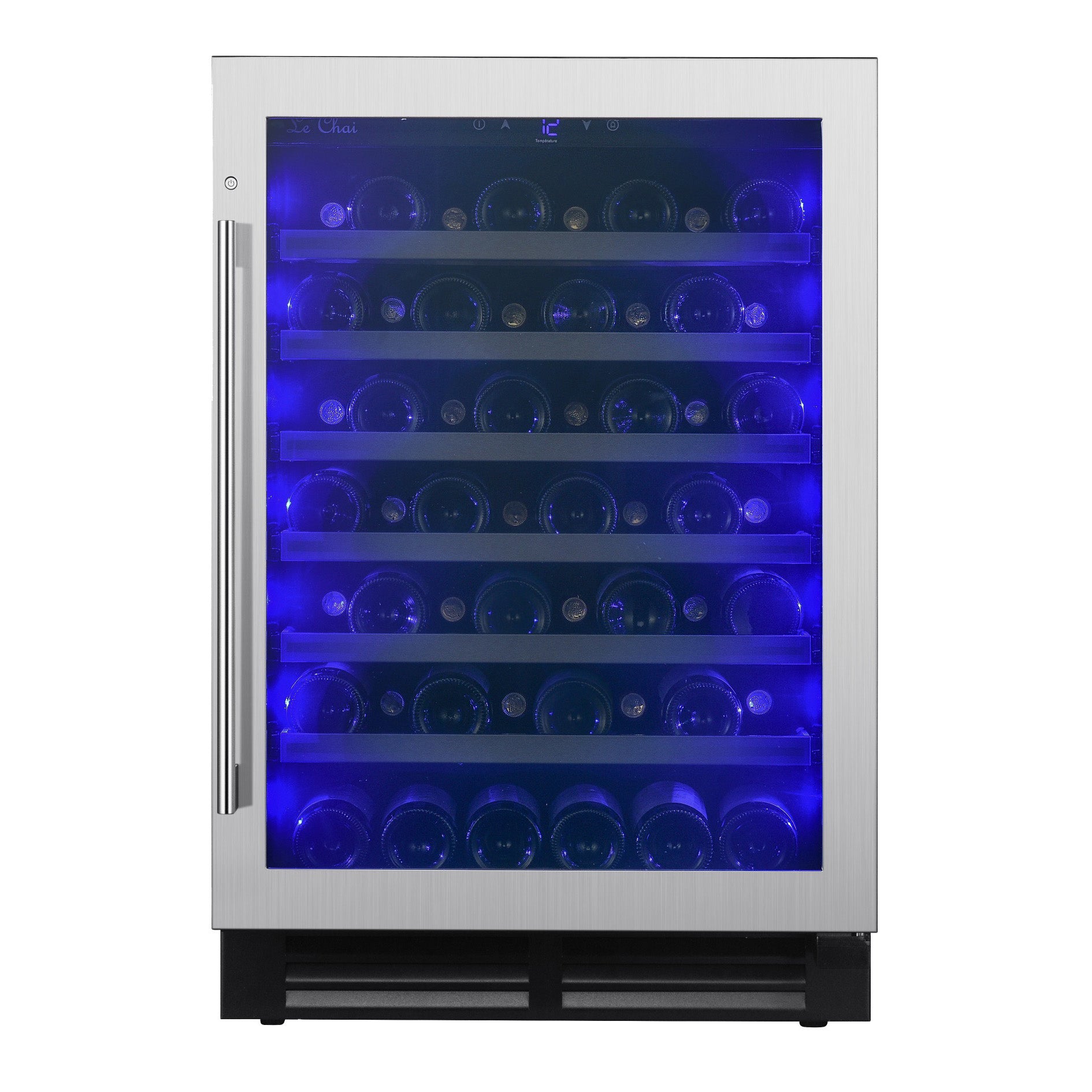 Built-in Wine Cooler 54 bottles Le Chai Chroma 540 Inox