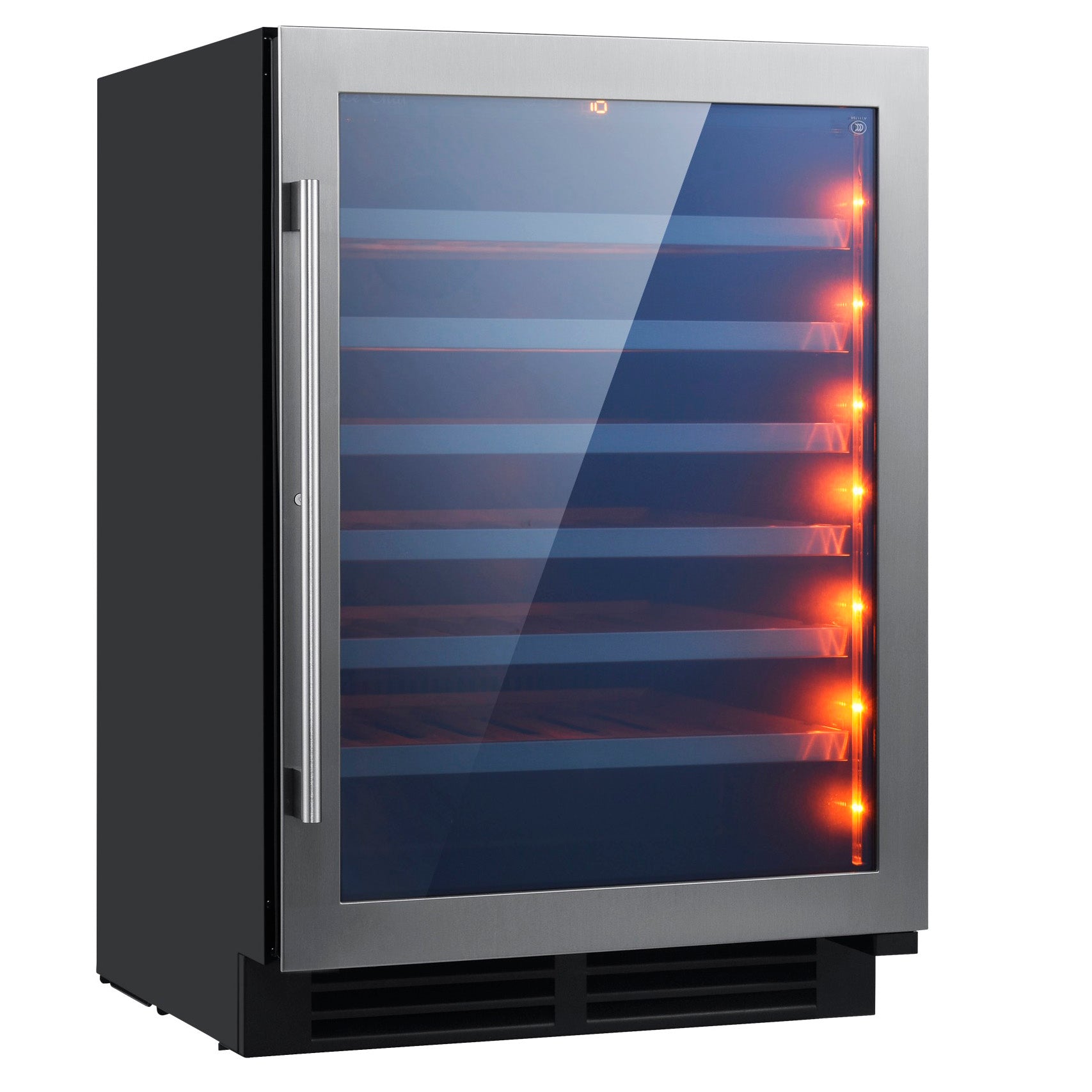 Built-in Wine Cooler 54 bottles Le Chai Chroma 540 Inox