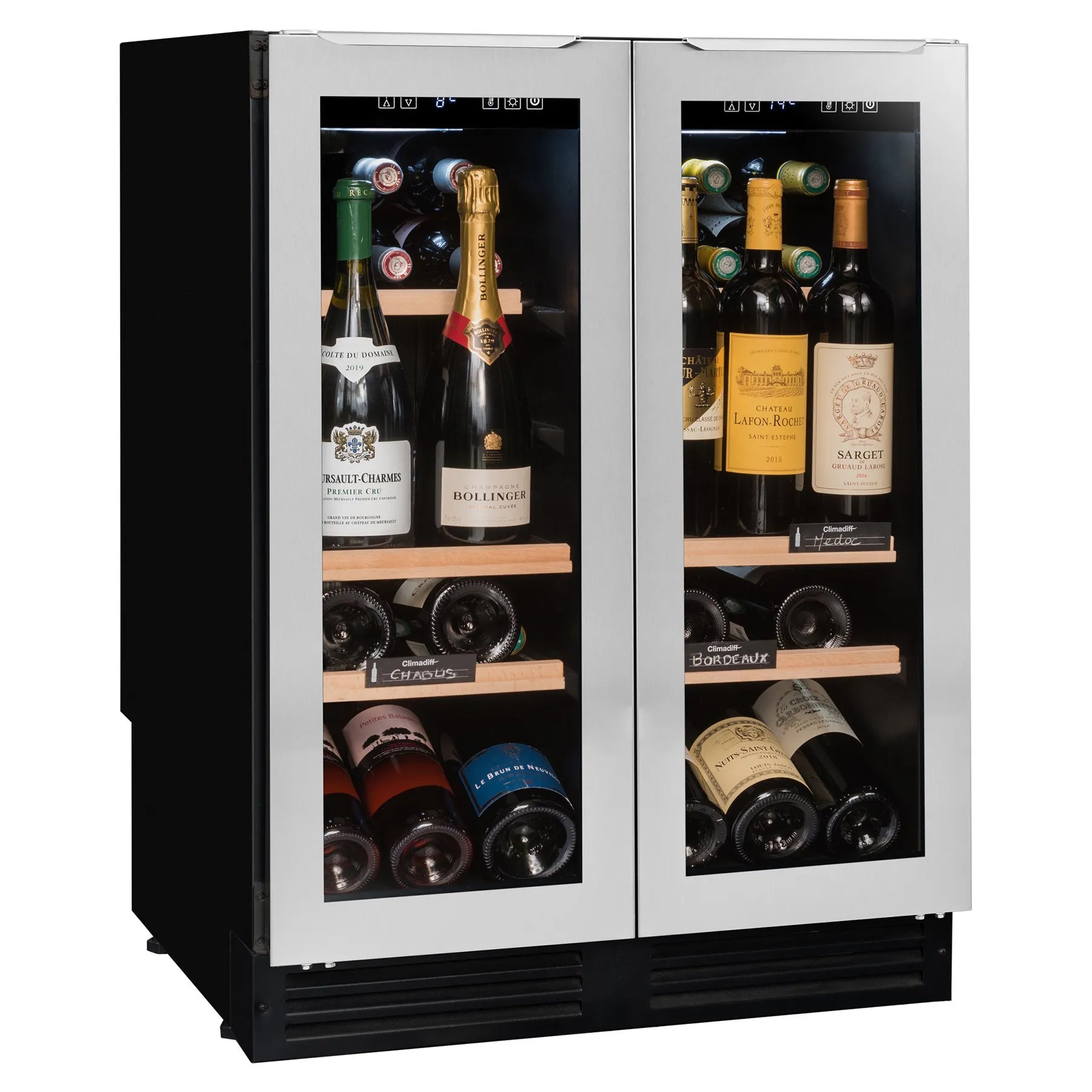 Vinoteca encastrable 49 botellas Avintage AVU48DPX1 doble zona