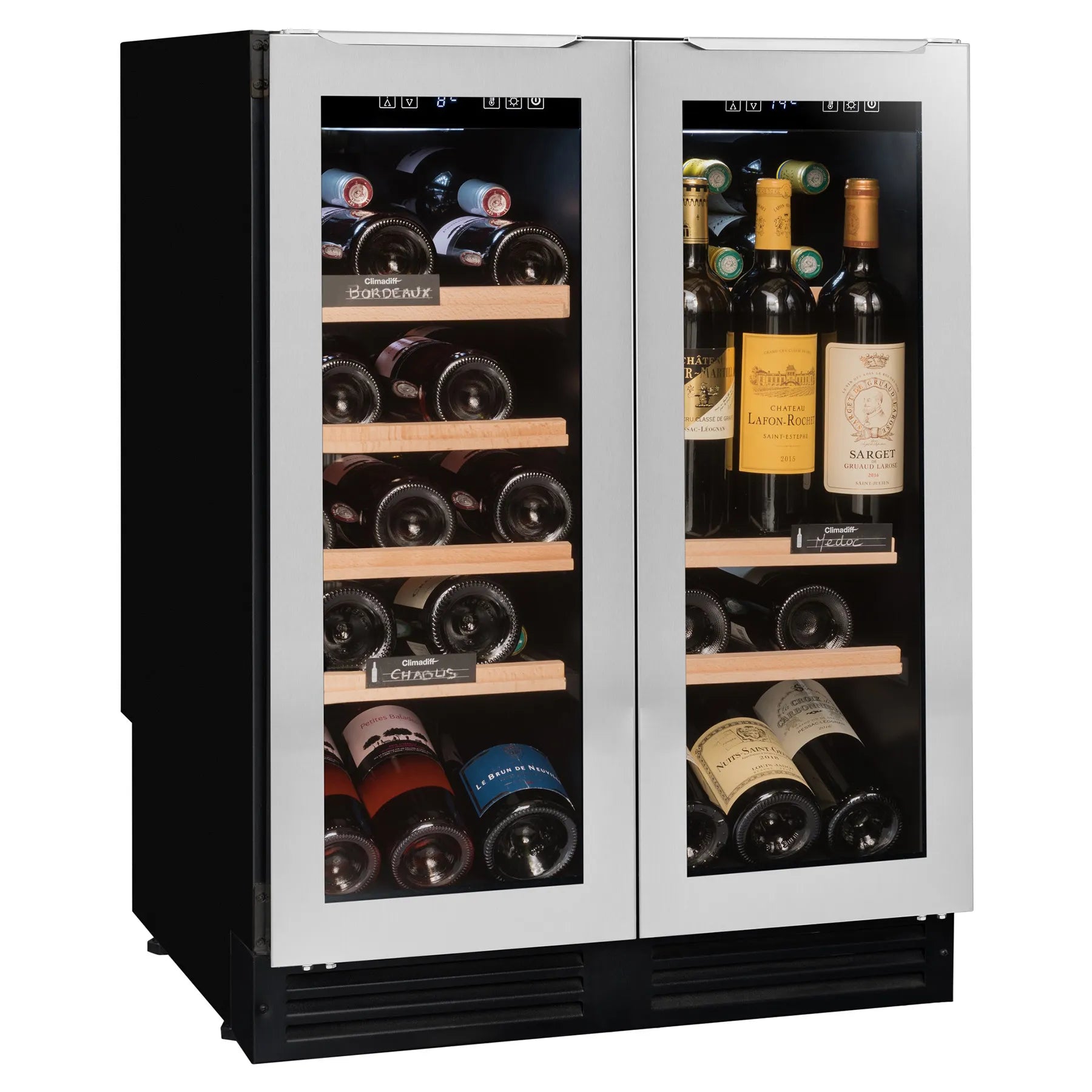Vinoteca encastrable 49 botellas Avintage AVU48DPX1 doble zona