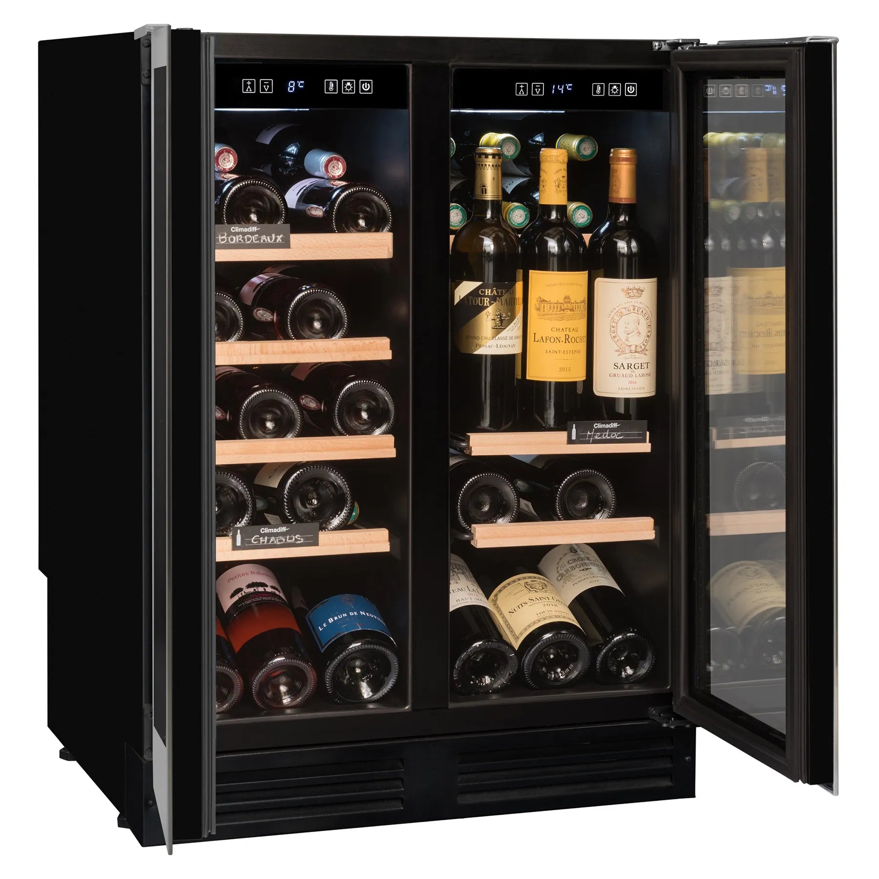 Vinoteca encastrable 49 botellas Avintage AVU48DPX1 doble zona