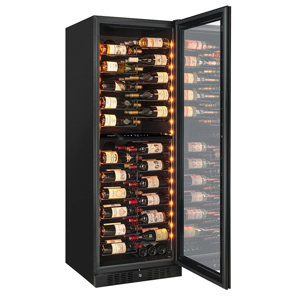 Imagen de la Vinoteca encastrable 131 botellas Avintage GALLERY doble zona.