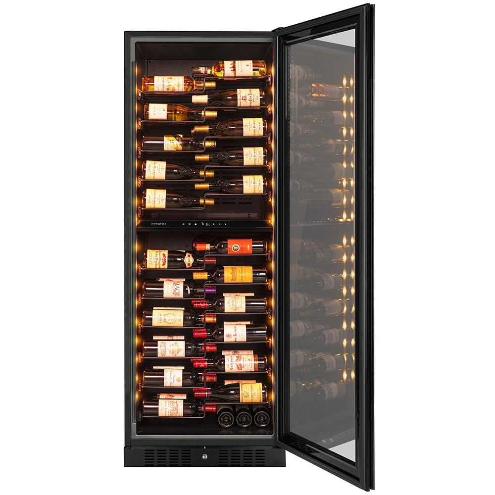 Imagen de la Vinoteca encastrable 131 botellas Avintage GALLERY doble zona.