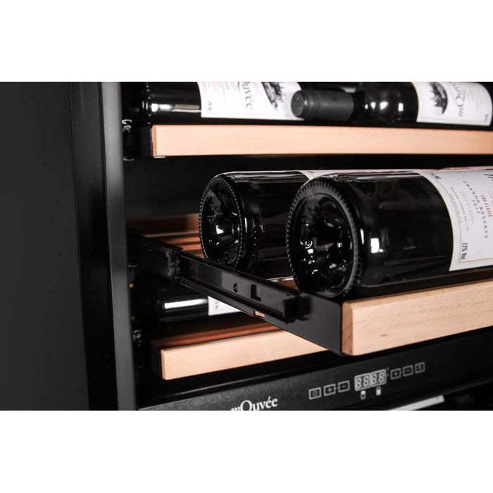 Wine Cooler 117 bottles mQuvée WineCave 187n Label View
