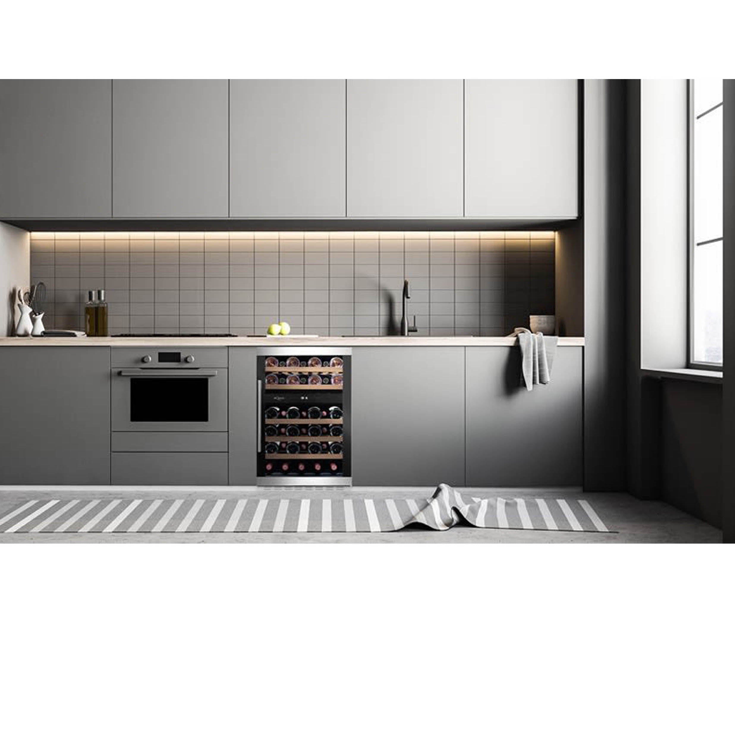 Vinoteca 38 botellas mQuvée WineCave 700 50D Modern doble zona