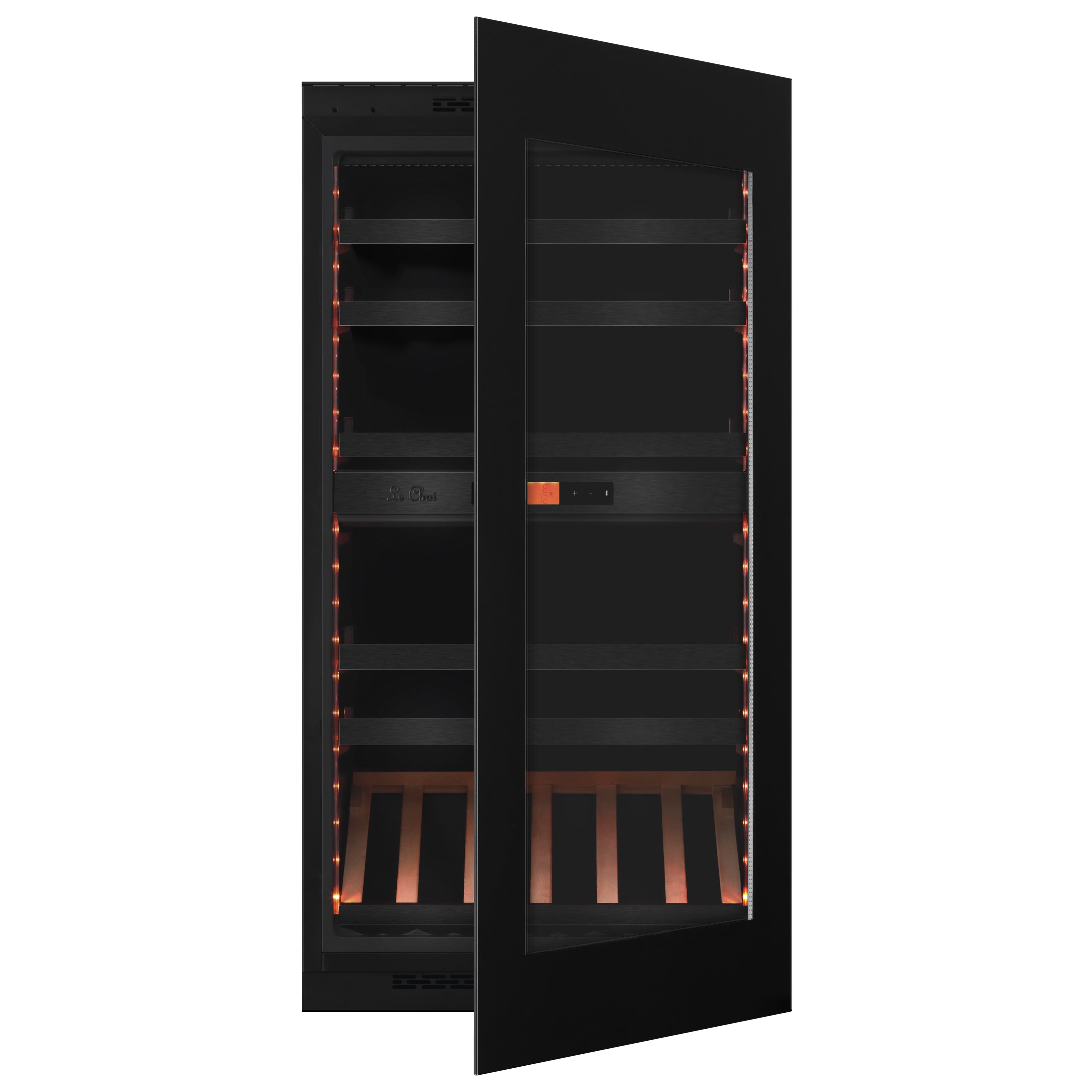 Vinoteca integrable doble zona 59 botellas LBN590POV iluminada led rojo