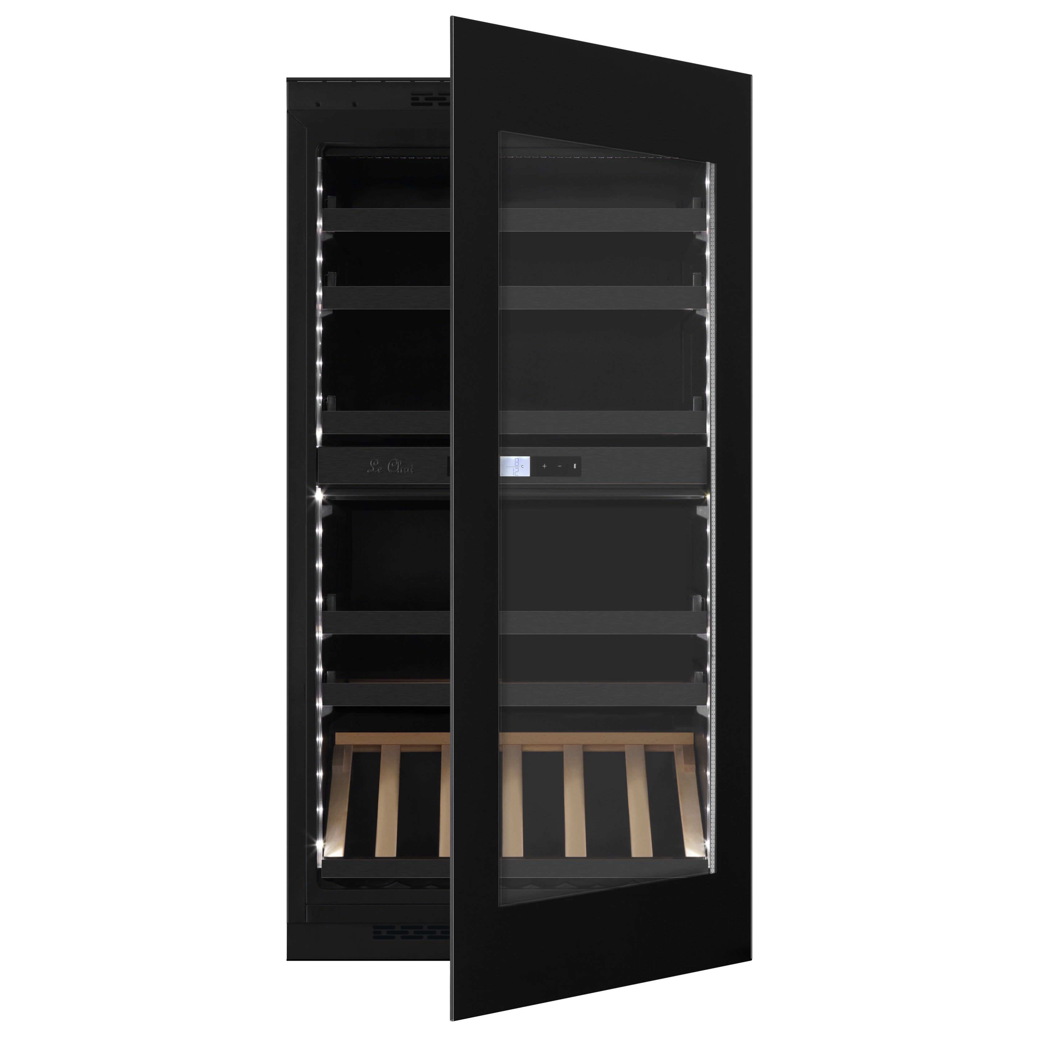 Vinoteca integrable doble zona 59 botellas LBN590POV iluminada led blanco
